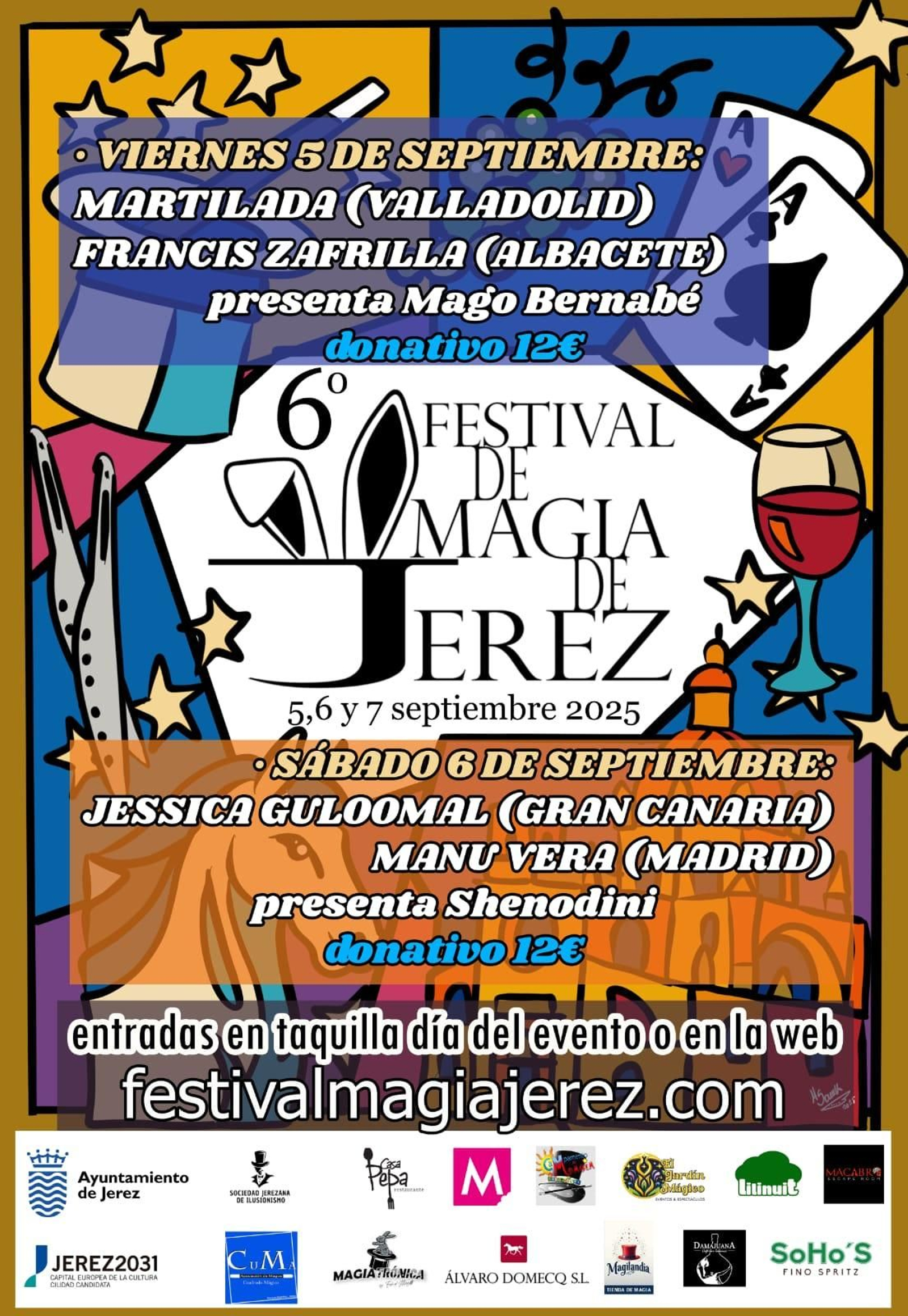 Cartel de la nueva edición del Festival de Magia de Jerez.