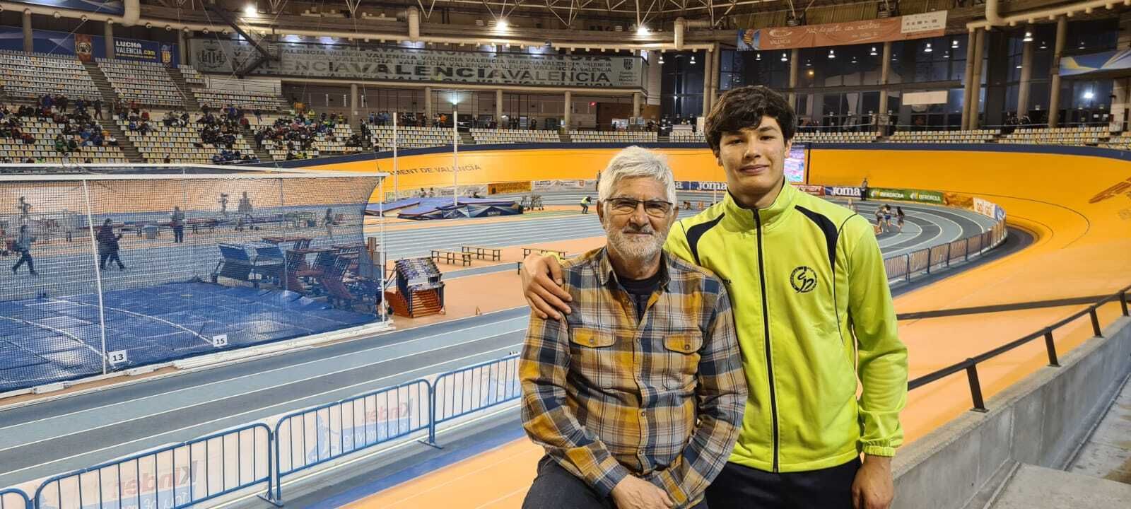 Pepe Beneyto y su pupilo Marcos Gázquez.