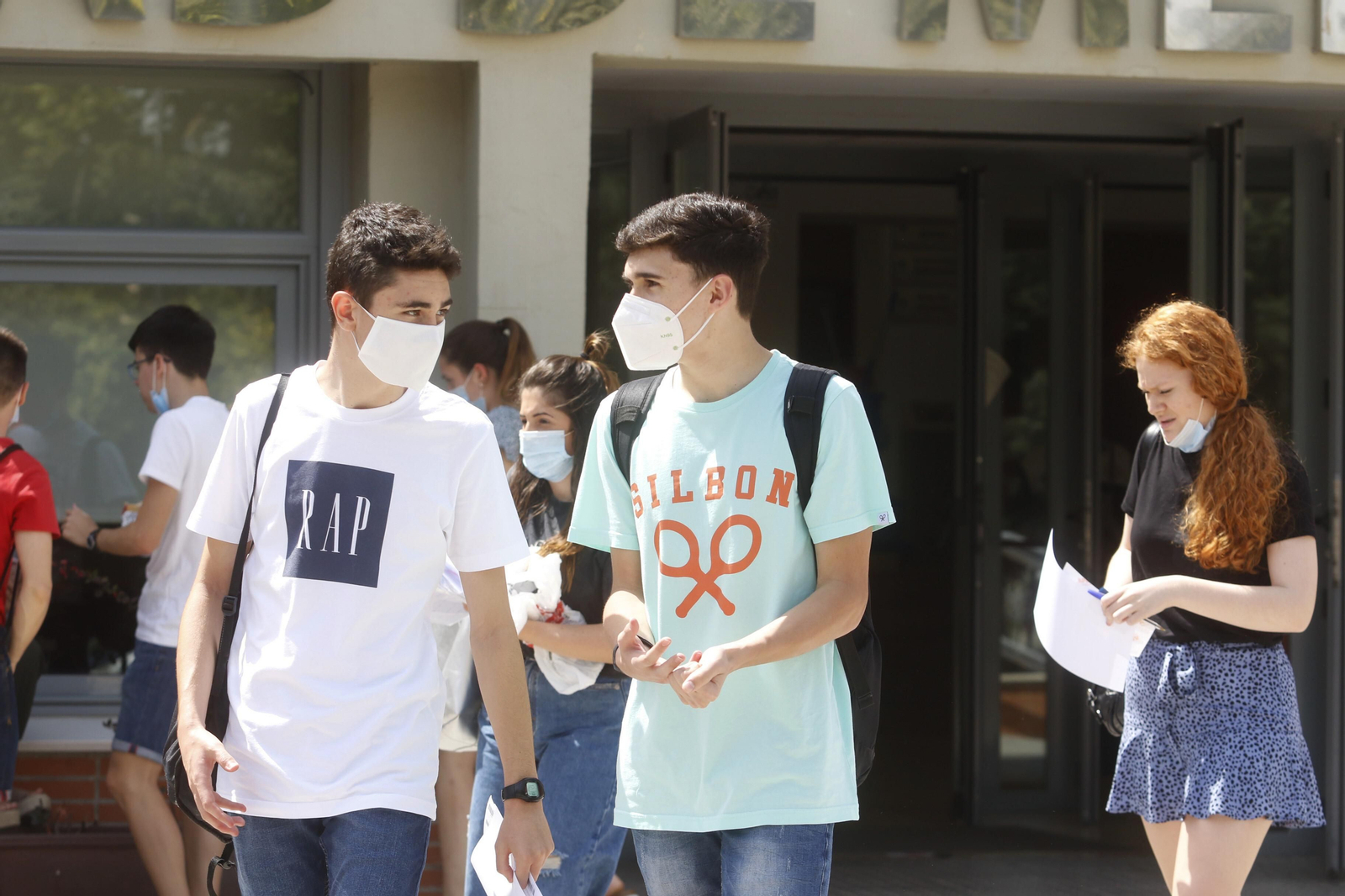 Las fotografías del inicio de la Selectividad del coronavirus en Córdoba Las fotografías del inicio de la Selectividad del coronavirus en Córdoba
