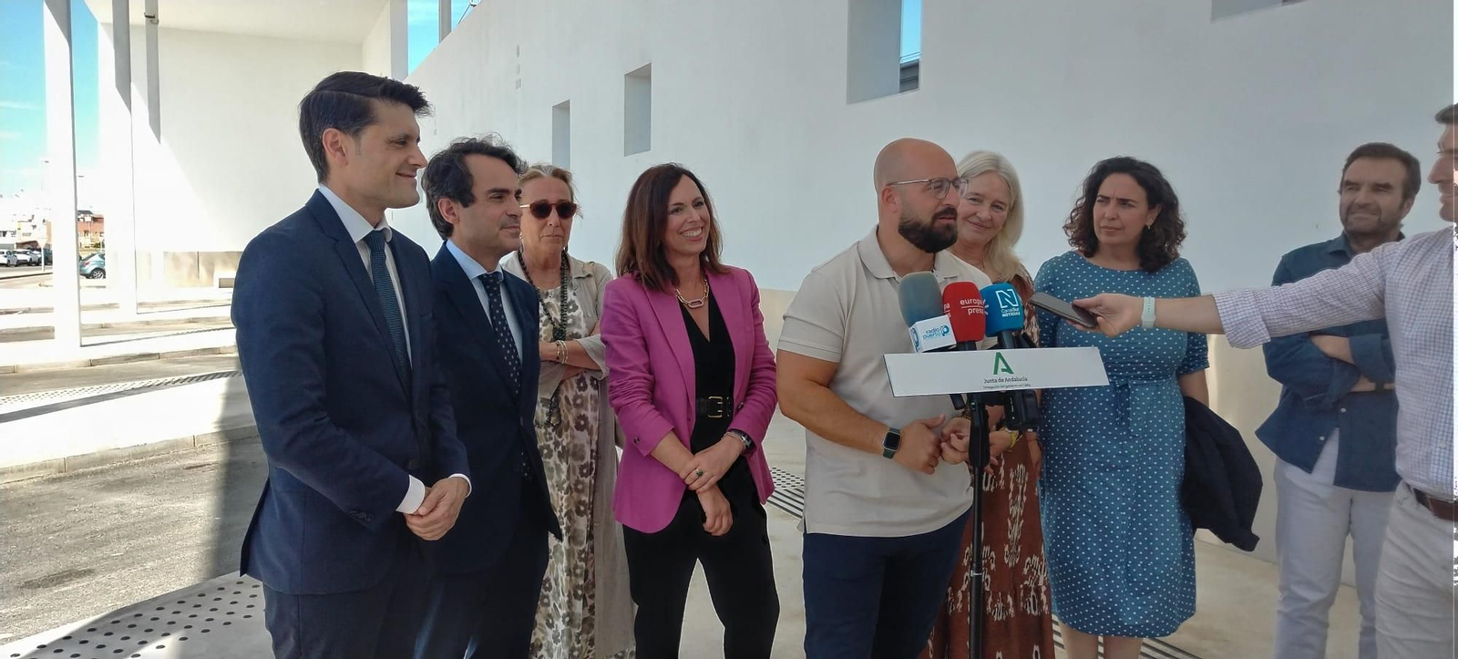 Una imagen de la entrega del edificio por parte de la Junta de Andalucía.
