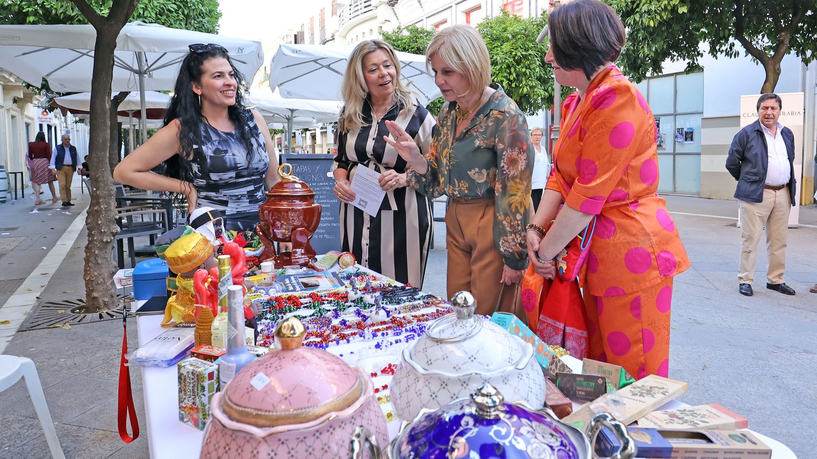 El centro de Jerez lleno este sábado