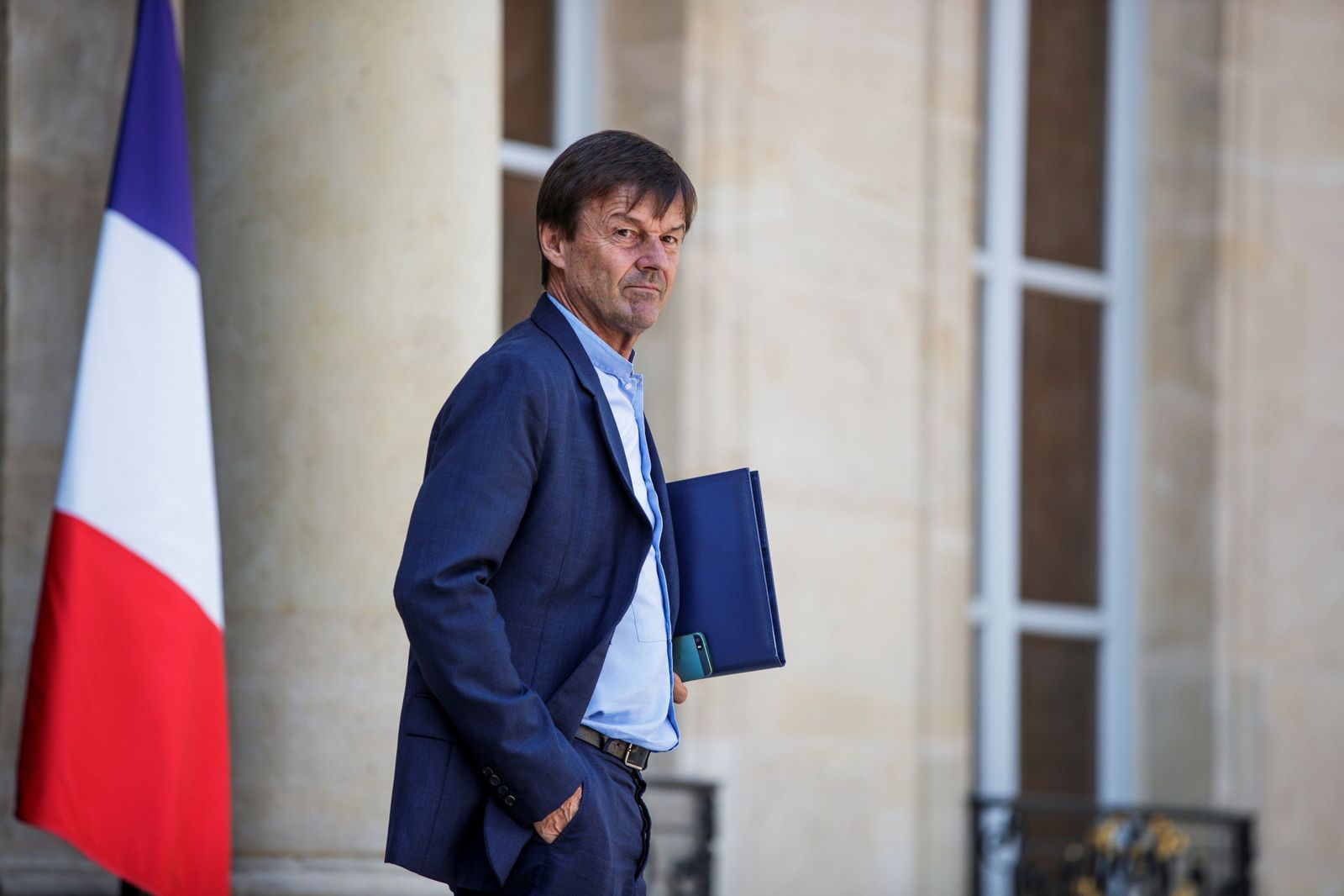 El ministro francés de Transición Ecológica, Nicolas Hulot , que dimitió el 28 de agosto, en una imagen reciente.
