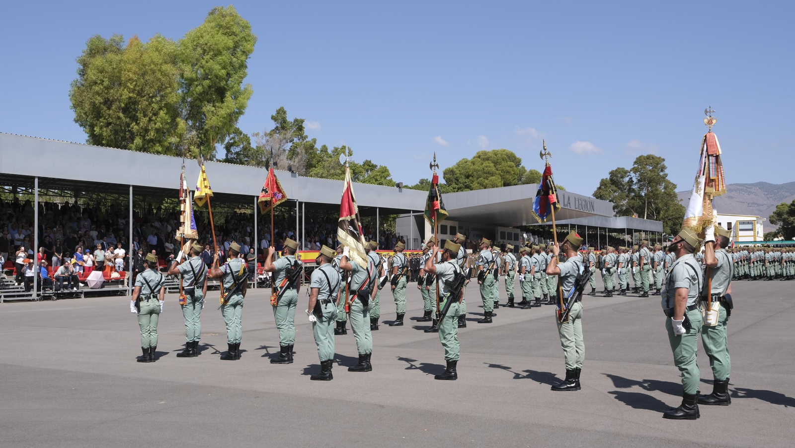 Imágenes del 102 aniversario de La Legión en Almería