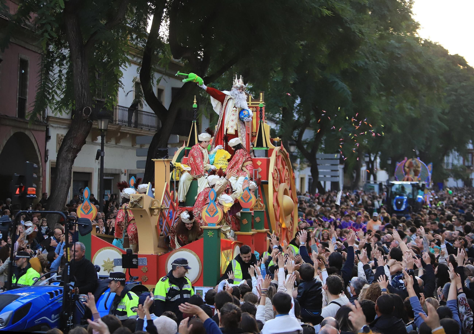 Imágenes de la Cabalgata de los Reyes Magos de Jerez 2025