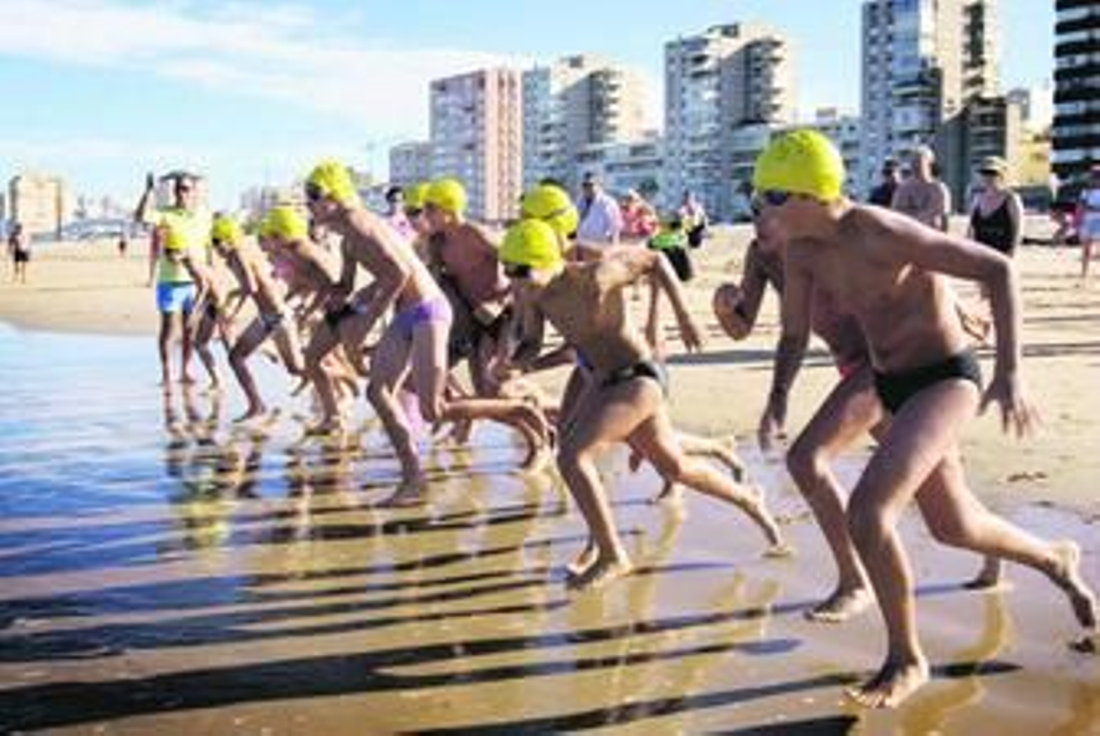 Salida de una de las pruebas de los más pequeños.