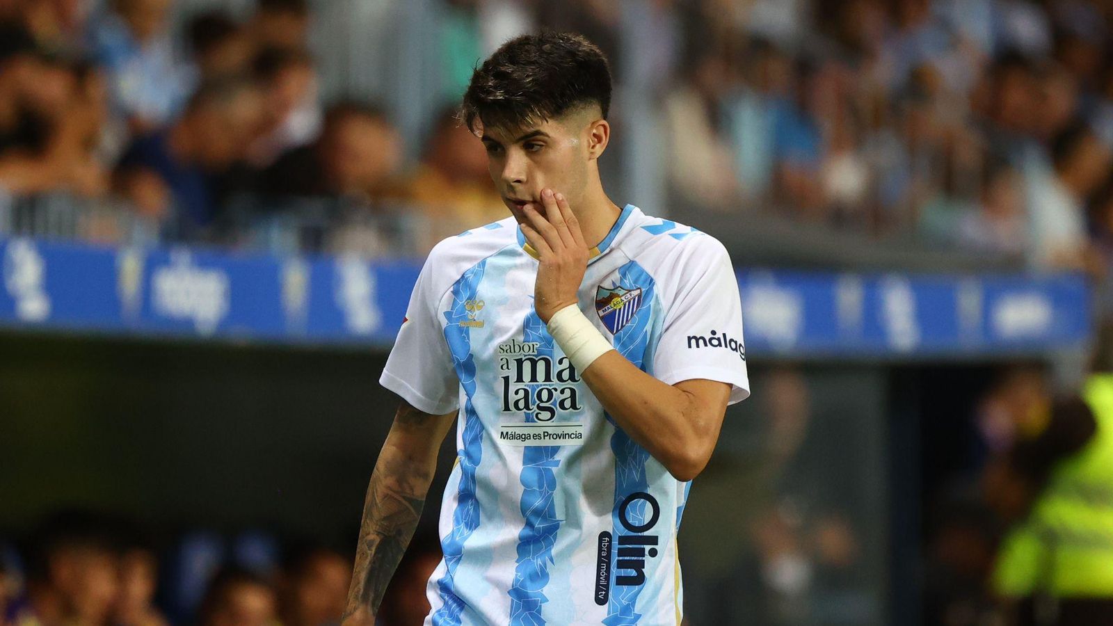 El Málaga CF - Elche, en fotos