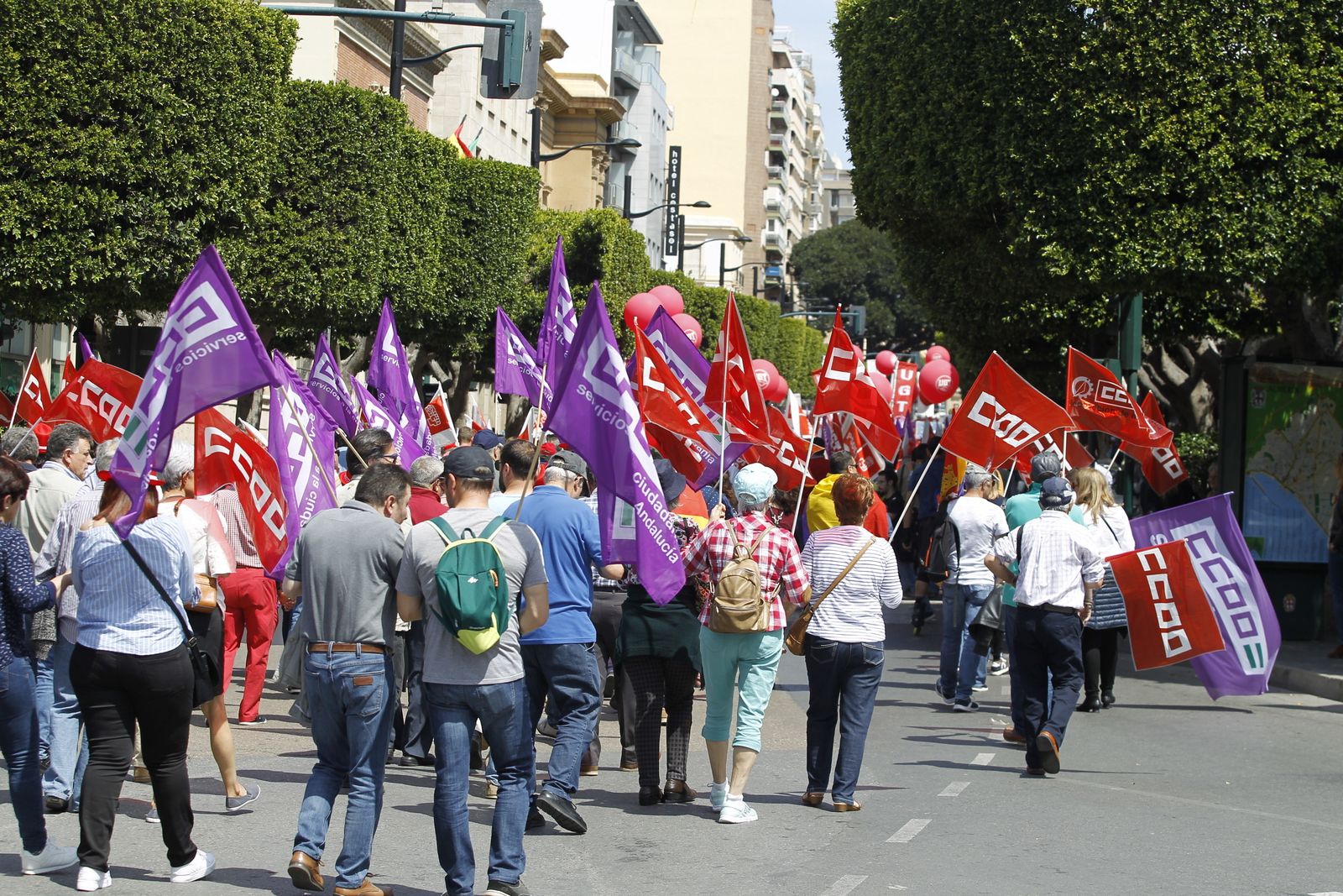 Fotogalería Manifestación del Primero de Mayo. Día Internacional de los Trabajadores. Almería