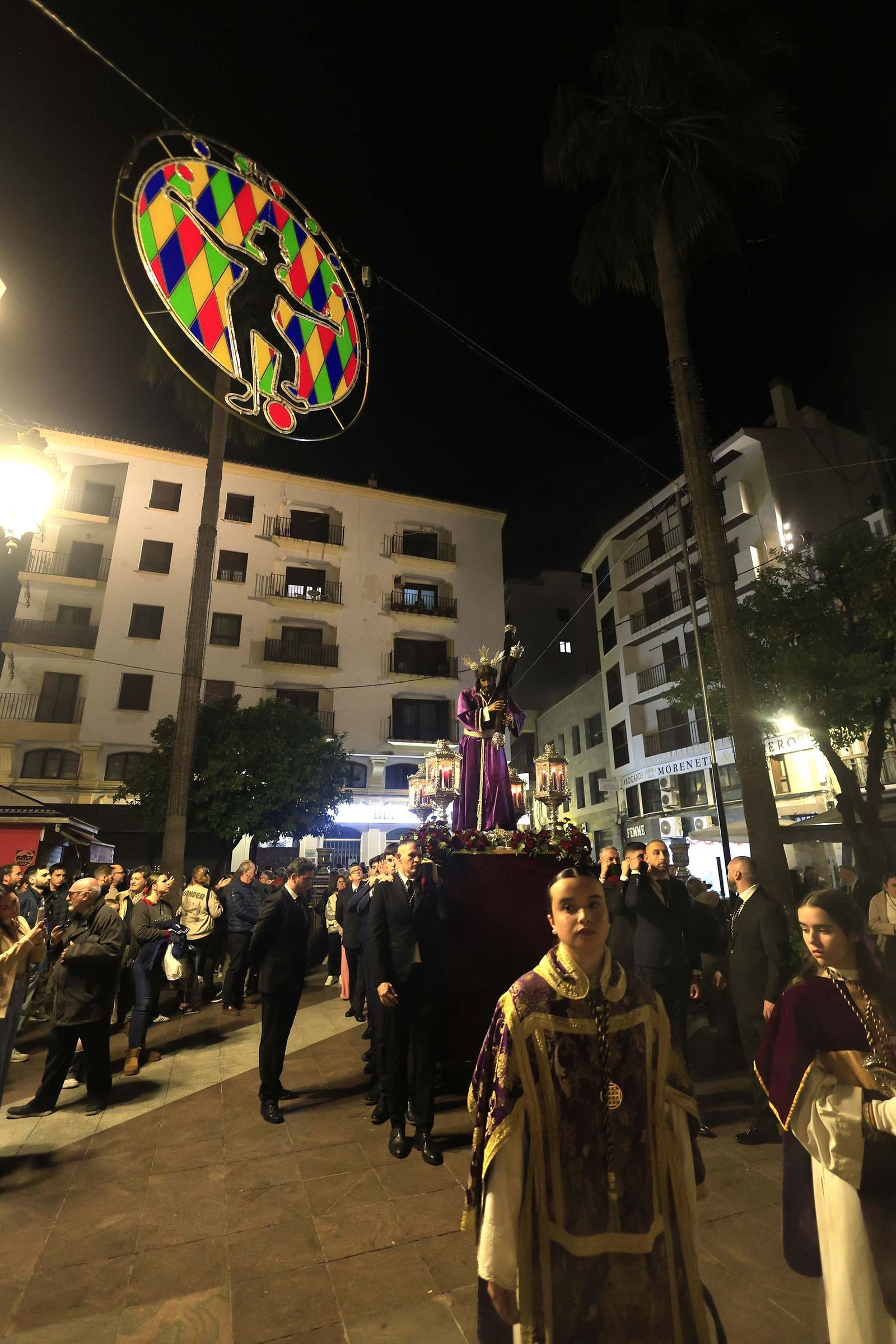 Las fotos del Nazareno en el Vía Crucis Oficial del Consejo de Hermandades de Algeciras
