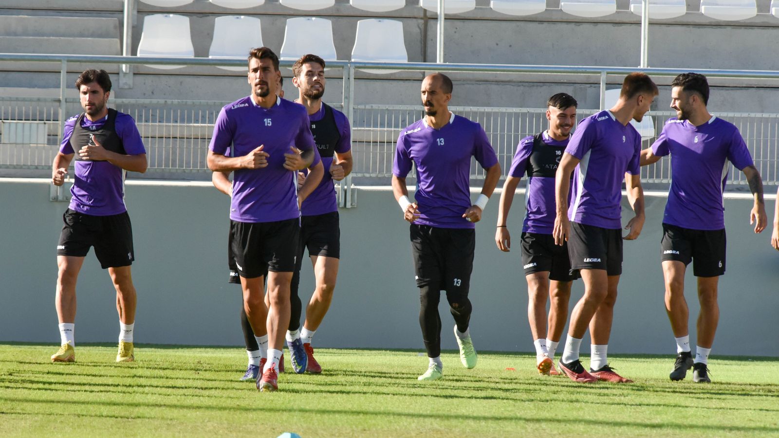 Las fotos del entrenamiento de la Balona previo al partido con el Águilas FC