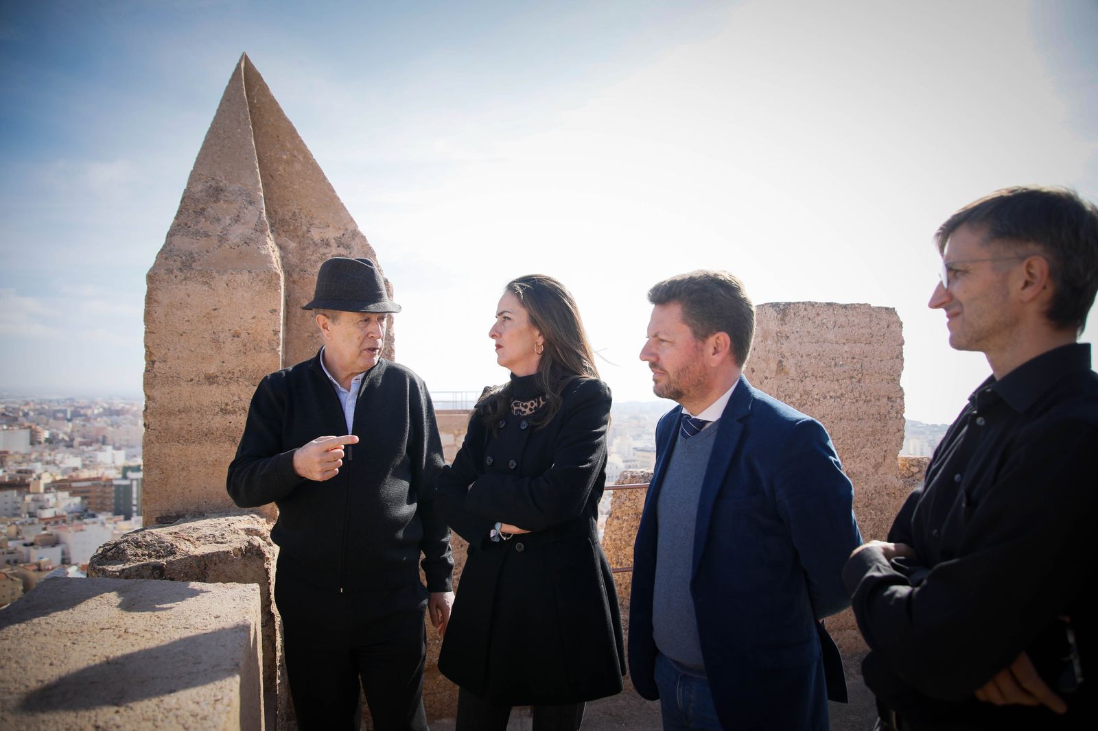 Las imágenes de la restauración de la Muralla de San Cristóbal