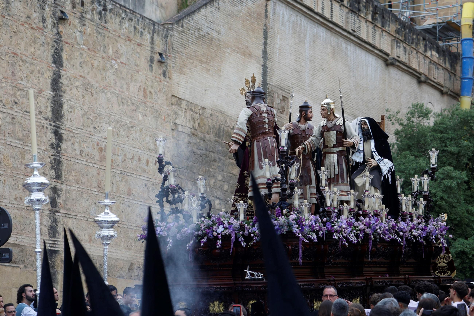 Las imágenes de la hermandad del Perdón  el Miércoles Santo en Córdoba
