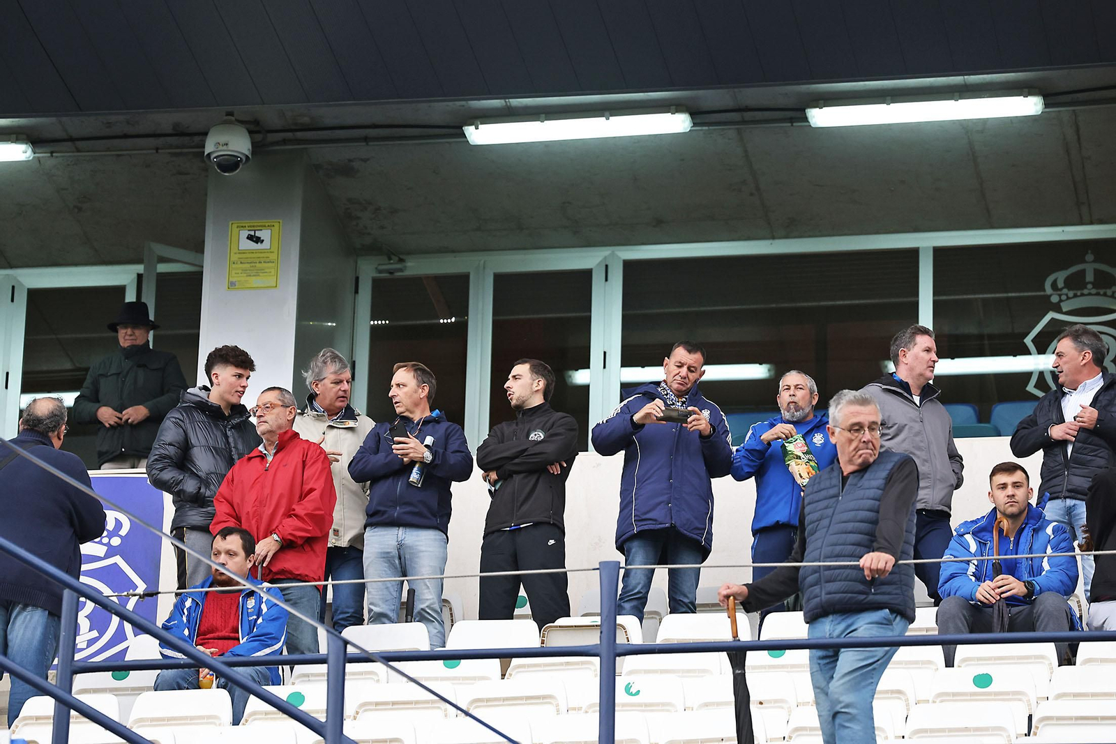 La suspensión del Recreativo de Huelva - UCAM Murcia en imágenes