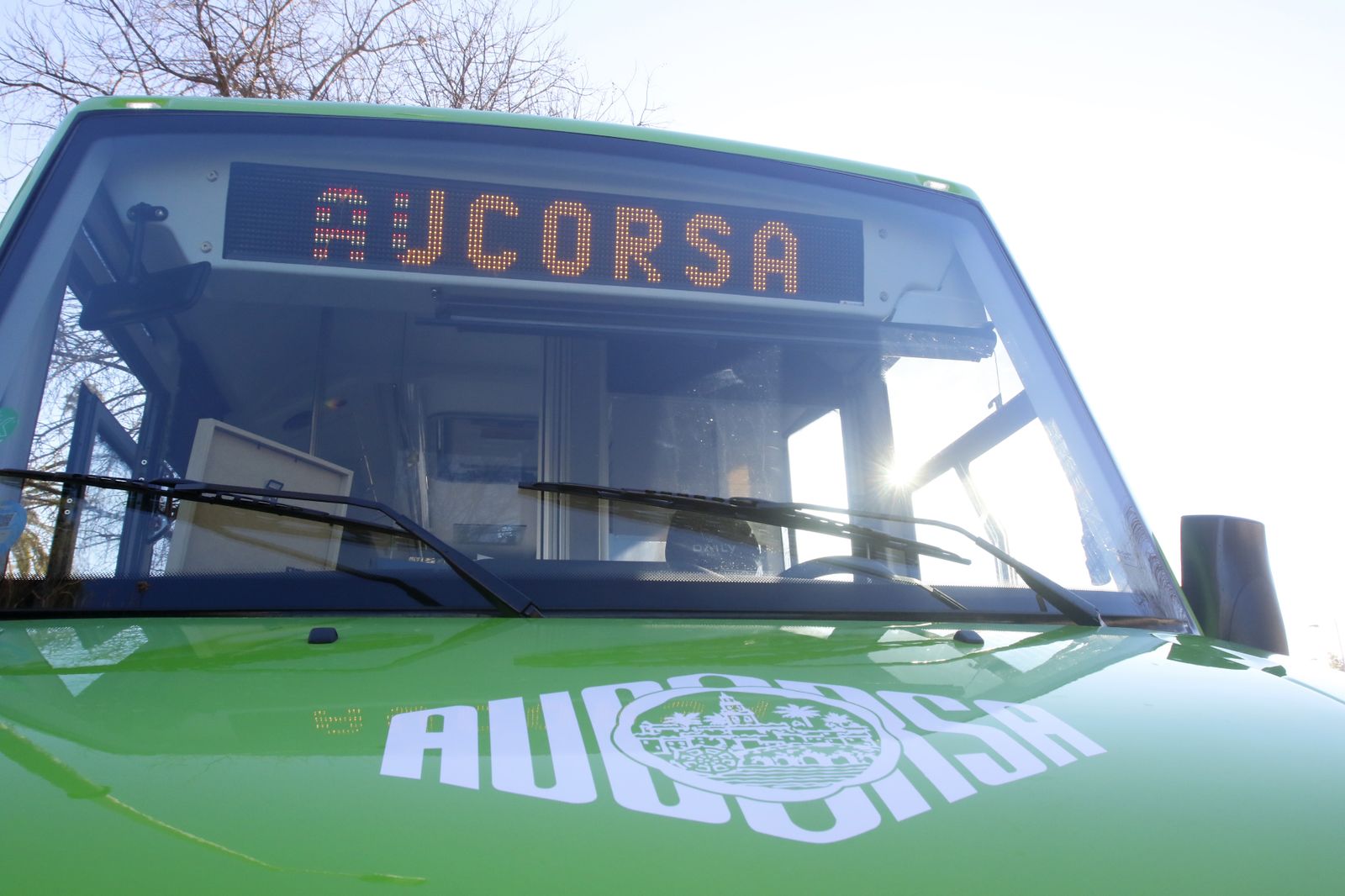 Un autobús de Aucorsa.