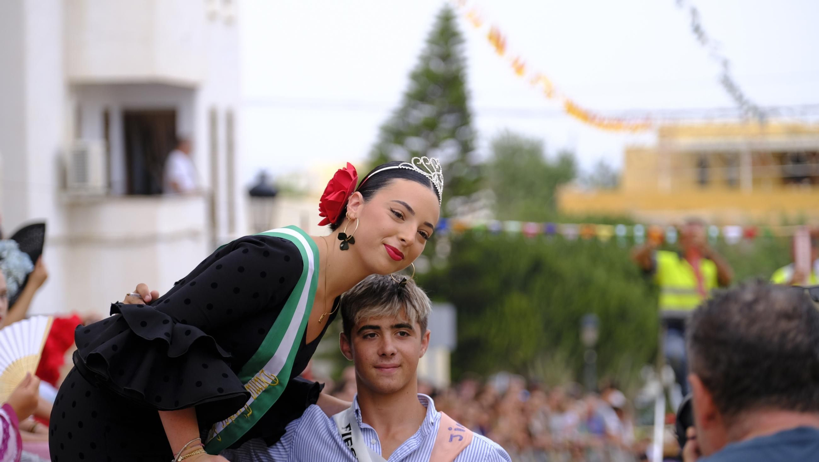 La popular carrera de cintas a caballo de las Fiestas de Mojácar, en imágenes