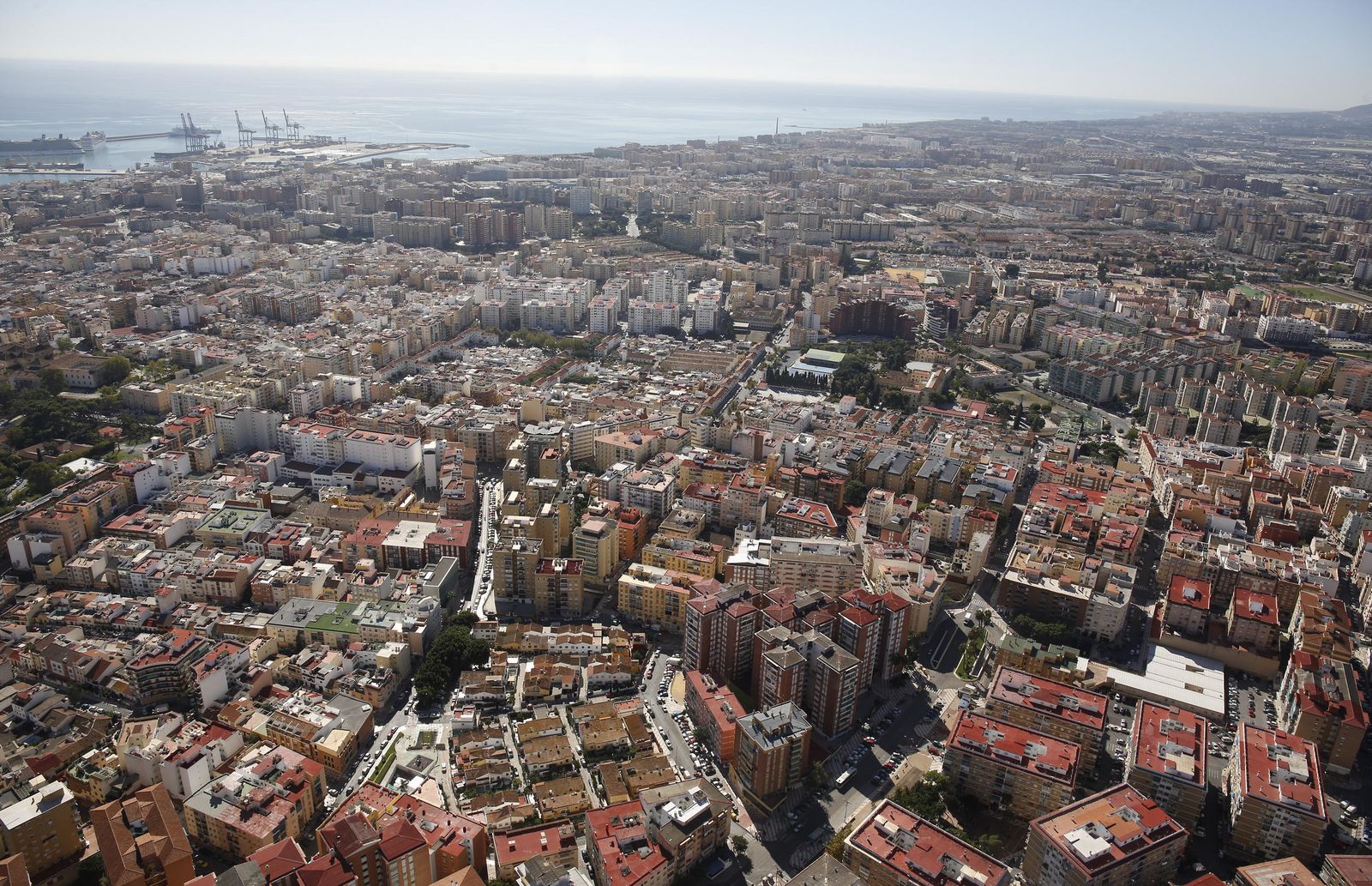 Vista general de la ciudad de Málaga.