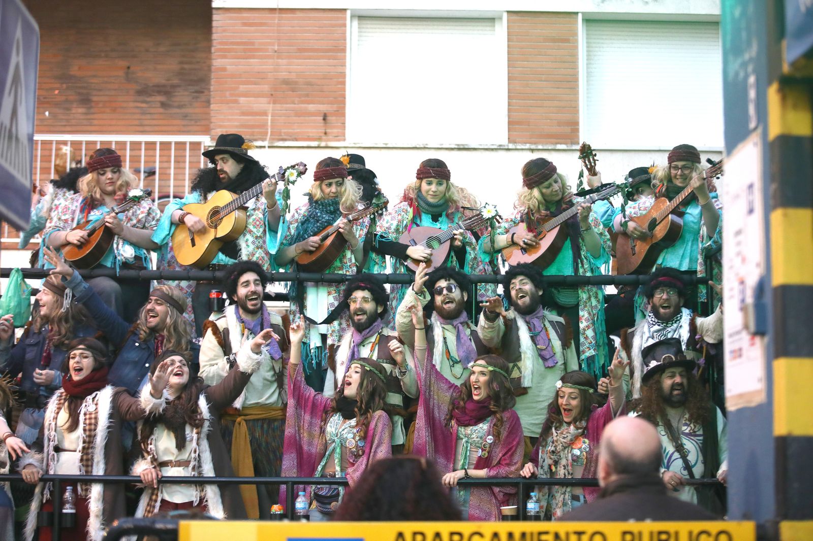 Las imágenes del carrusel de coros en el paseo marítimo