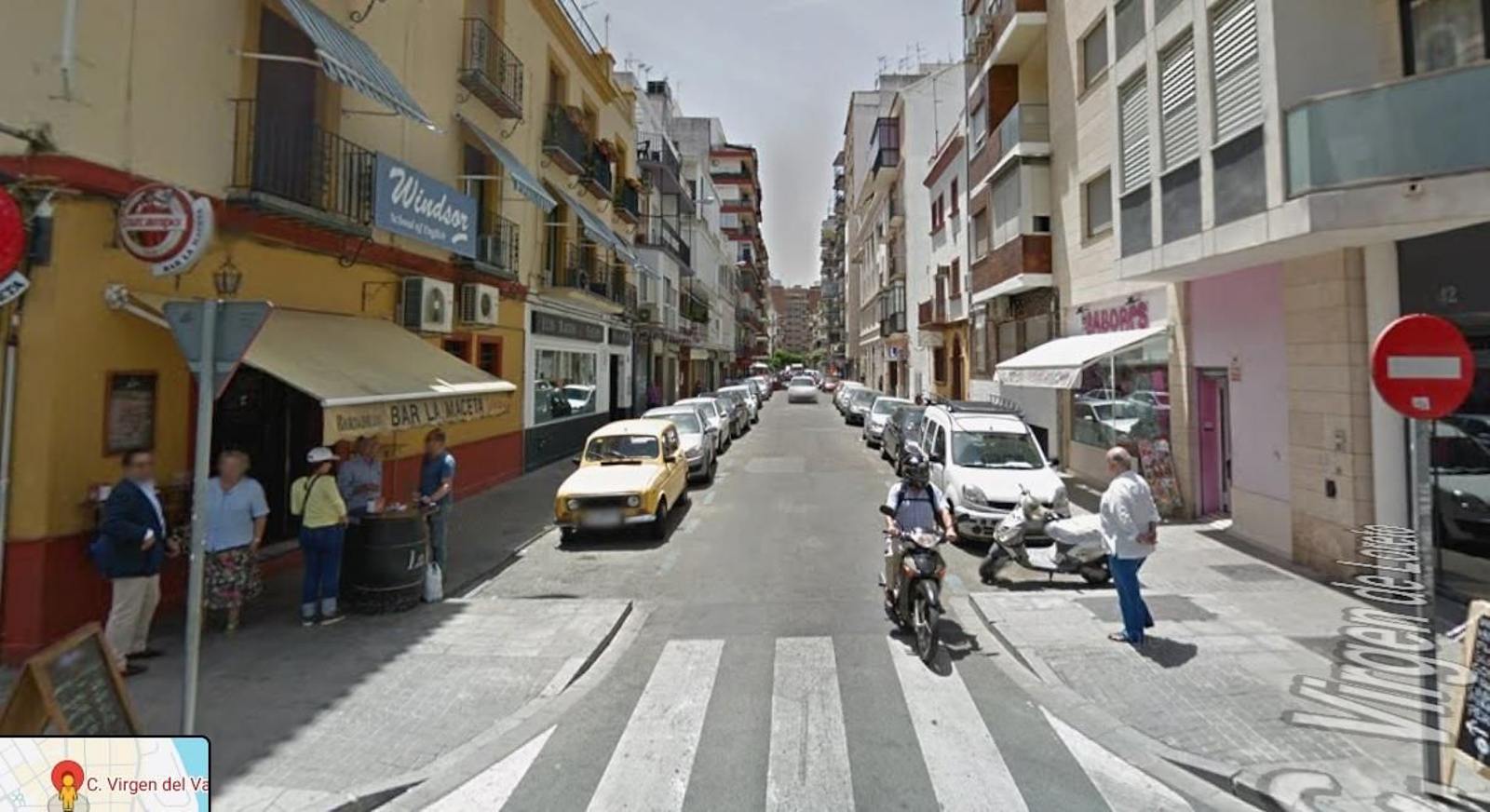 La calle Virgen del Valle en Los Remedios