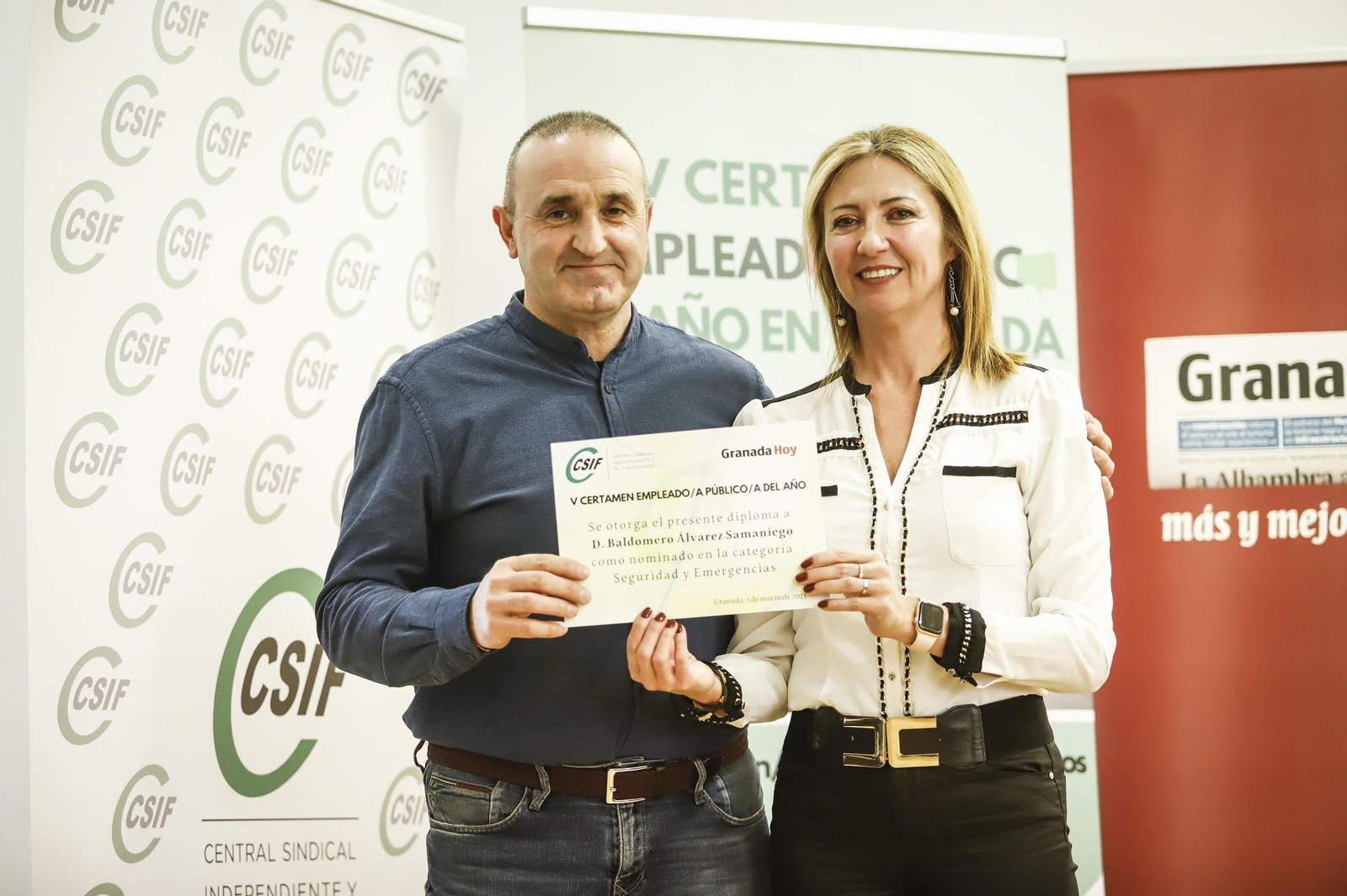 Las imágenes de la entrega de diplomas a los 23 finalistas del V Certamen del Empleado Público del año