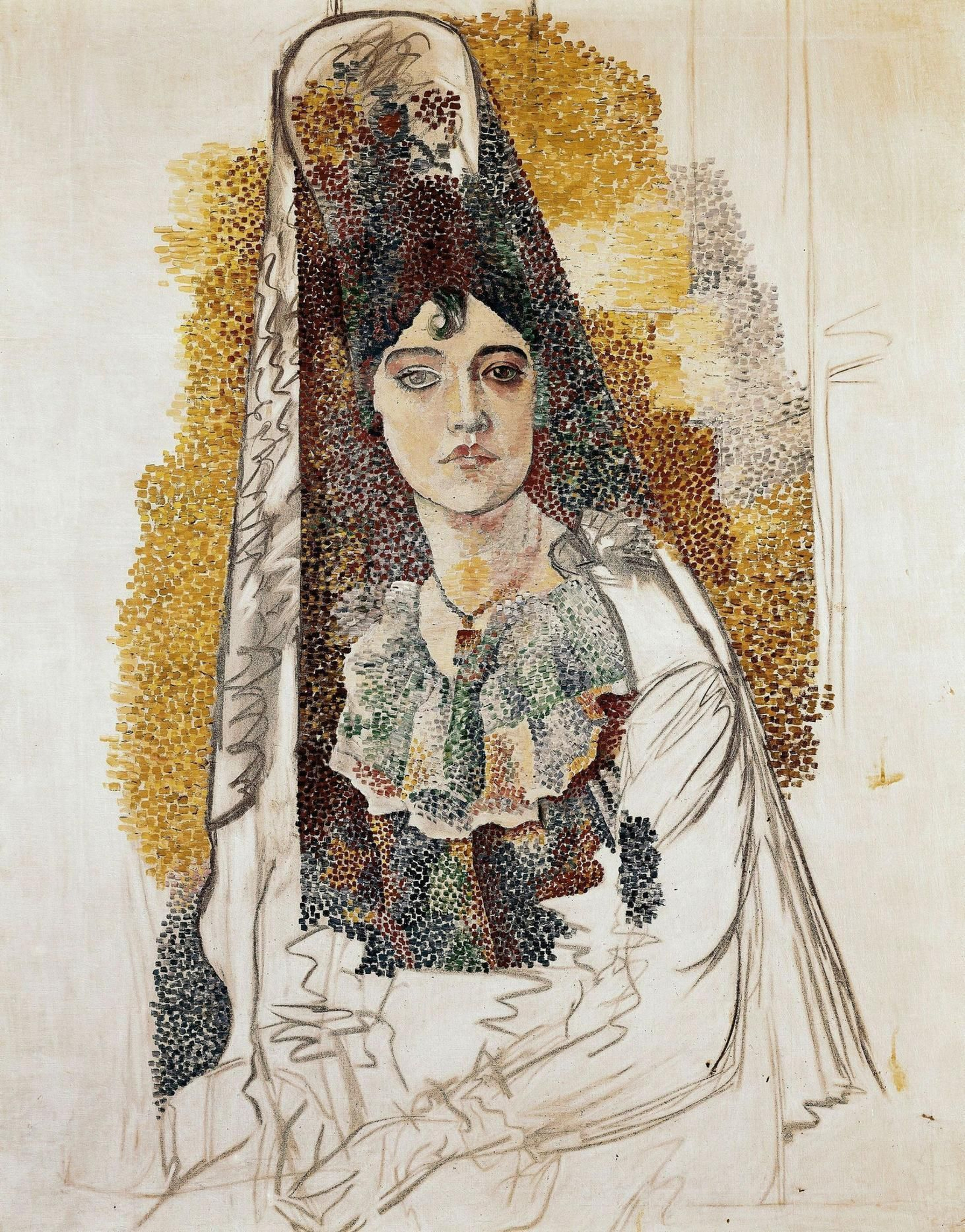 'Mujer con mantilla' de Pablo Picasso.