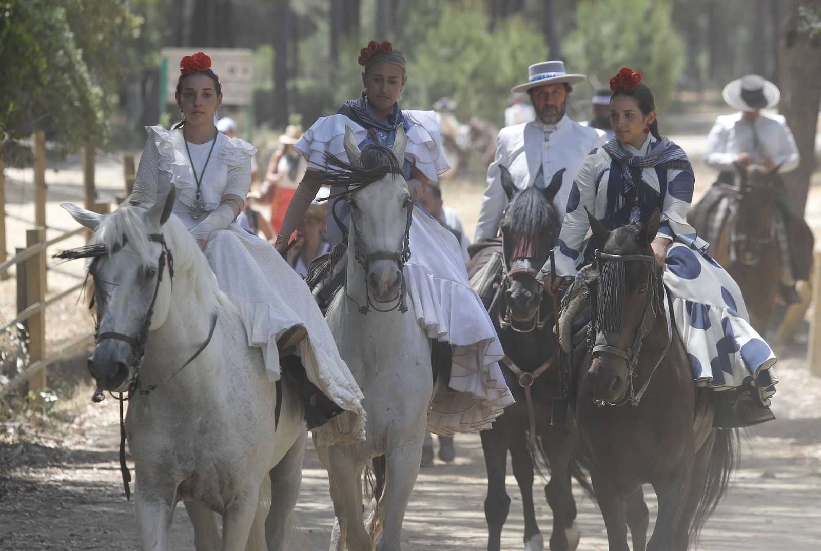 Todos los peregrinos de la Hermandad de Huelva, en imágenes