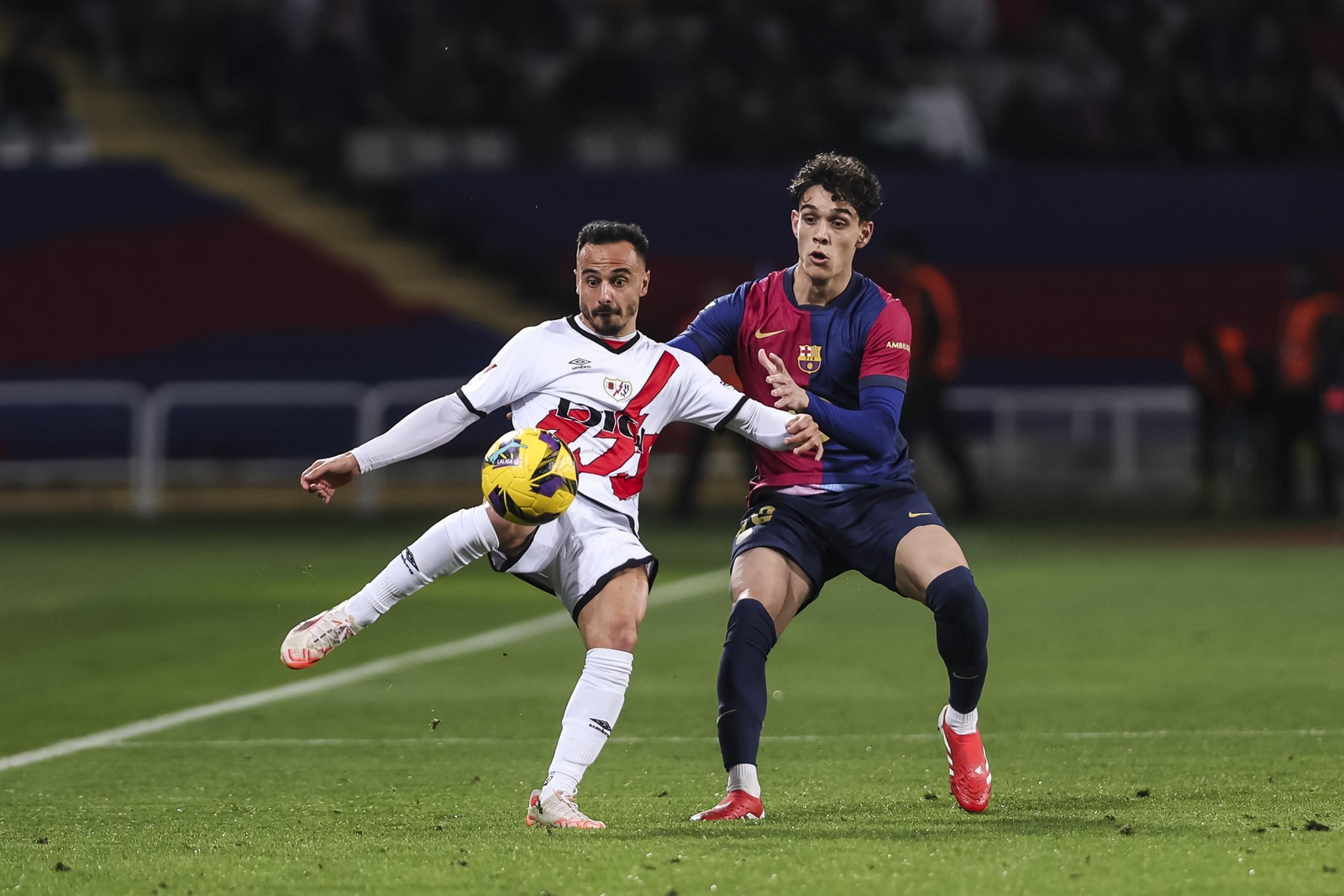 Las fotos del polémico Barcelona - Rayo Vallecano