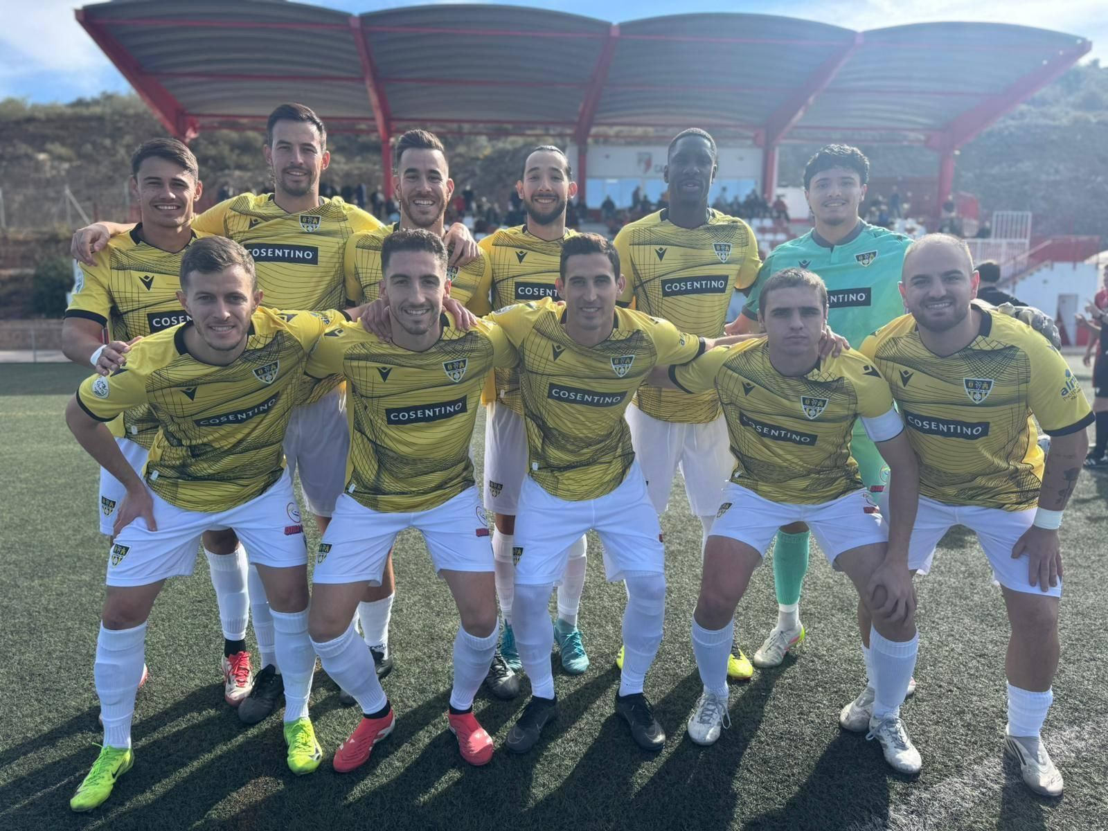 Once presentado por el Cantoria, que cayó derrotado, en su visita al Casabermeja de este pasado fin de semana.