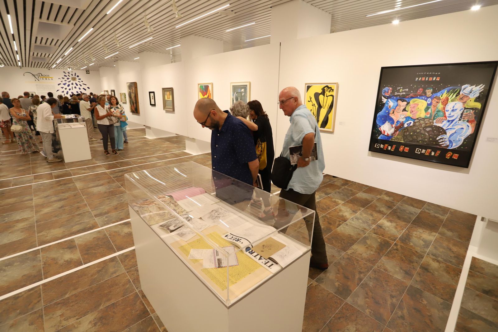 Exposición del Otoño Cultural Iberoamericano en la Diputación de Huelva.