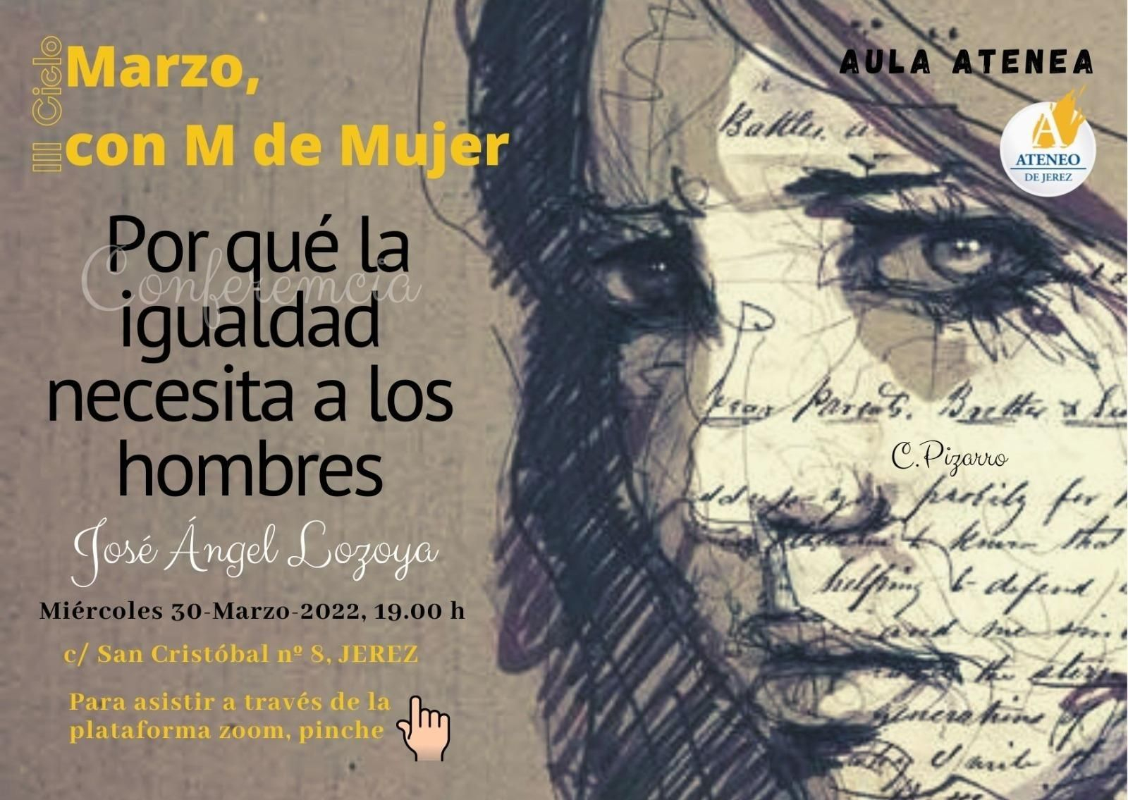 Cartel de la conferencia de este miércoles.