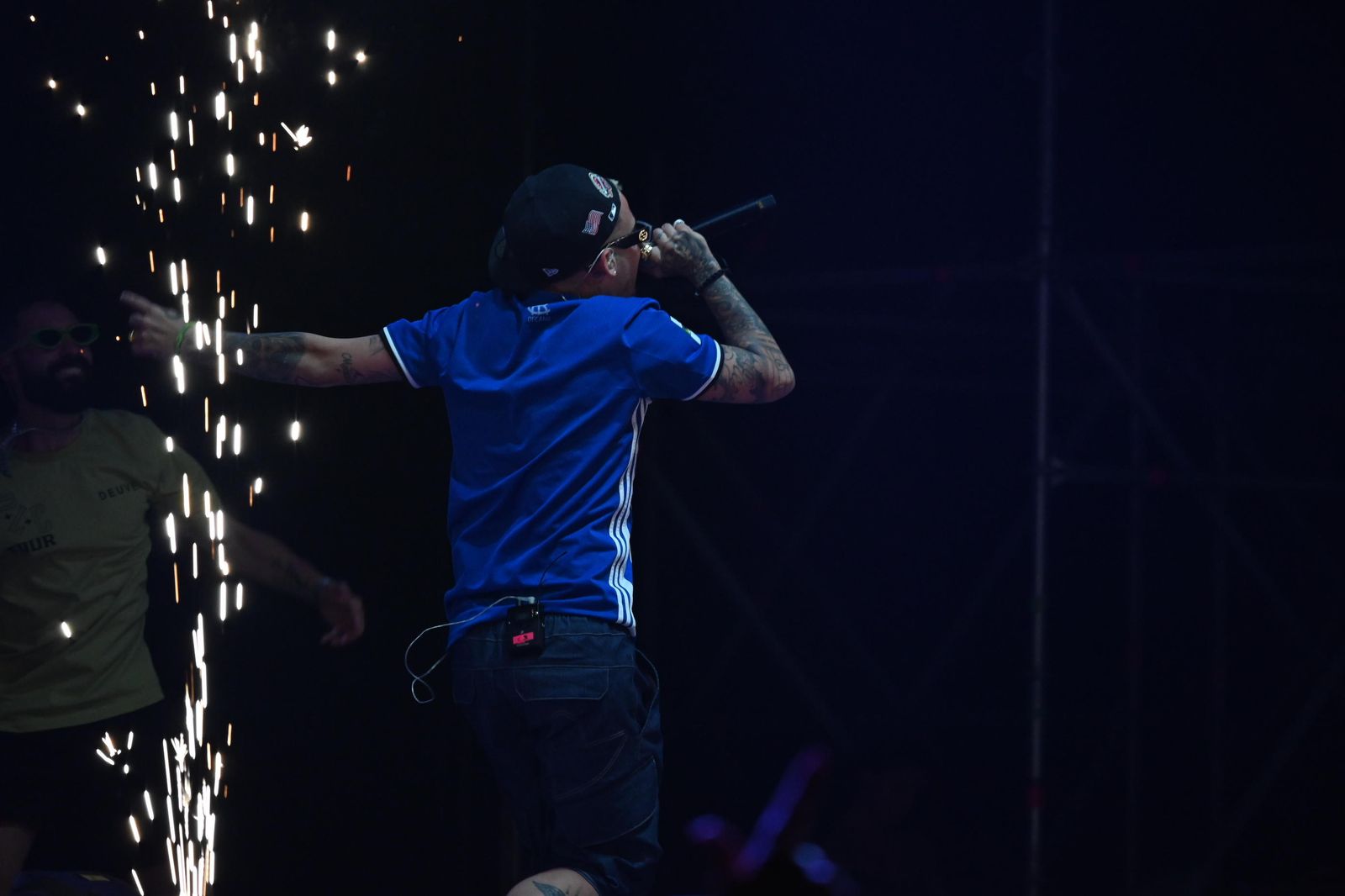 Las imágenes del concierto de Maikel Delacalle en las Fiestas Colombinas de Huelva