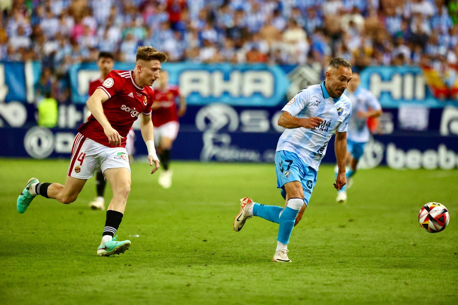 El Málaga CF-Nàstic, en fotos
