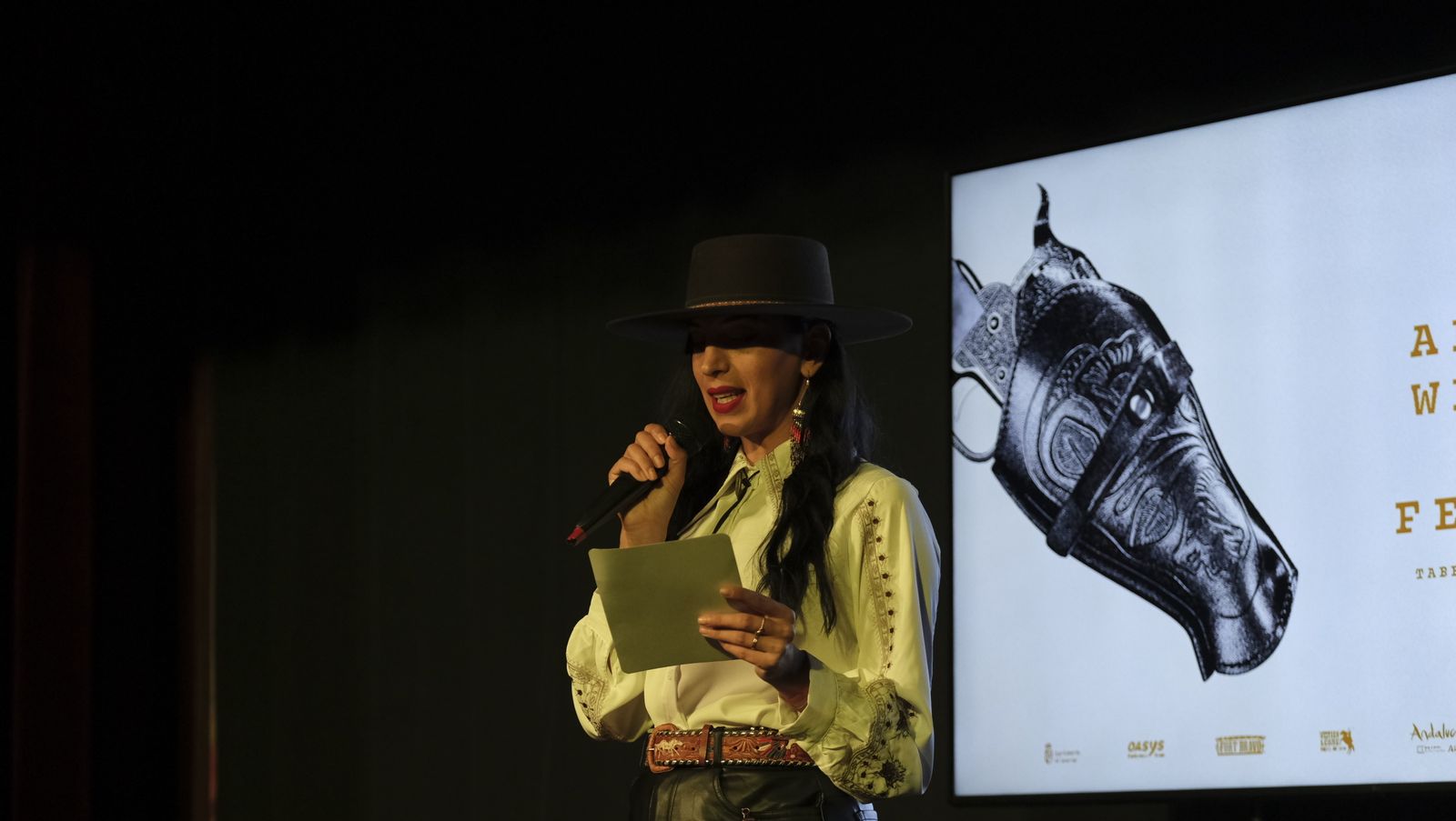 Imágenes de la inauguración del Almería Western Film Festival, en Tabernas