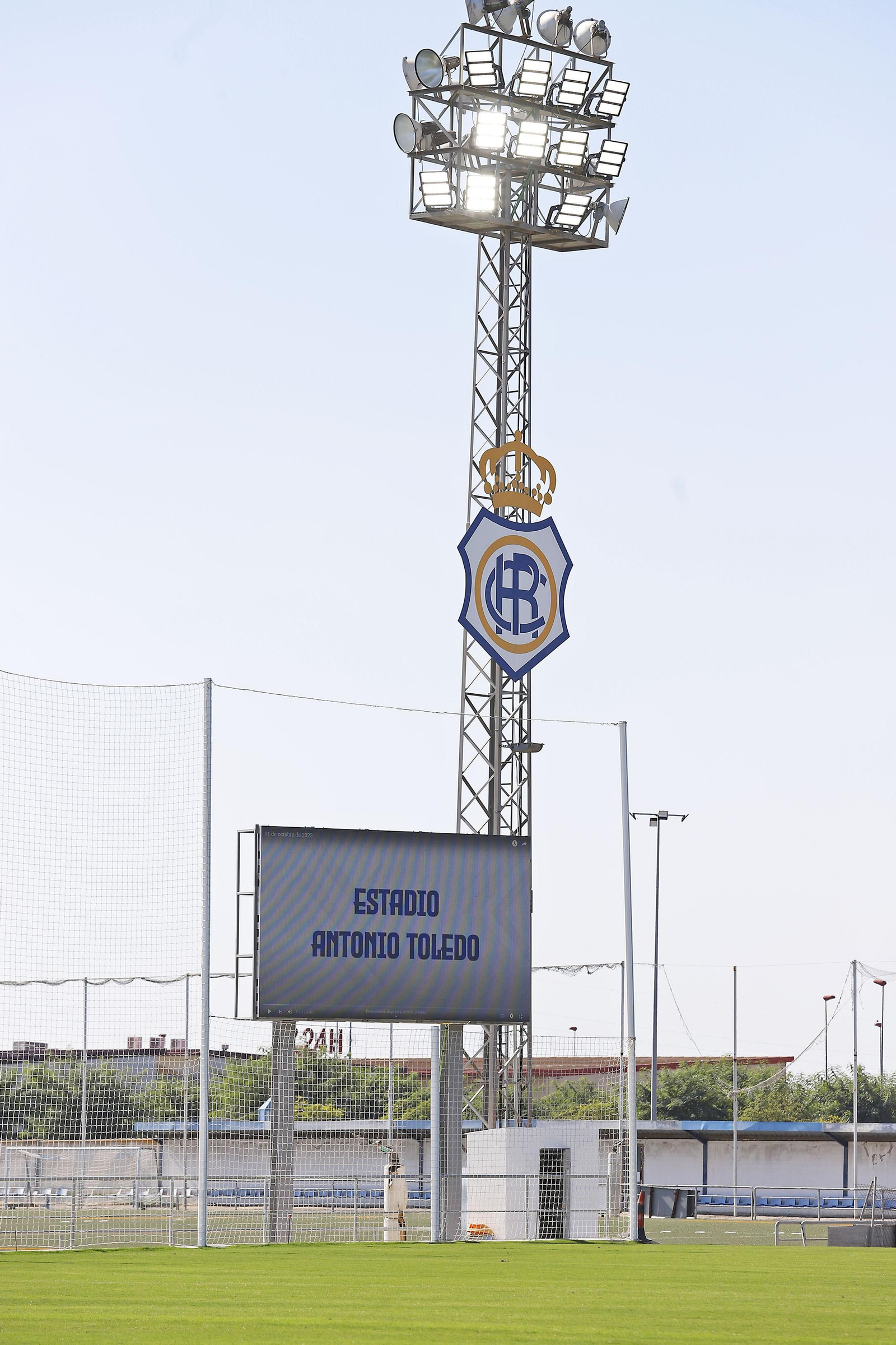 Imágenes de la inauguración del campo 1 de la Ciudad Deportiva del Real Club Recreativo de Huelva
