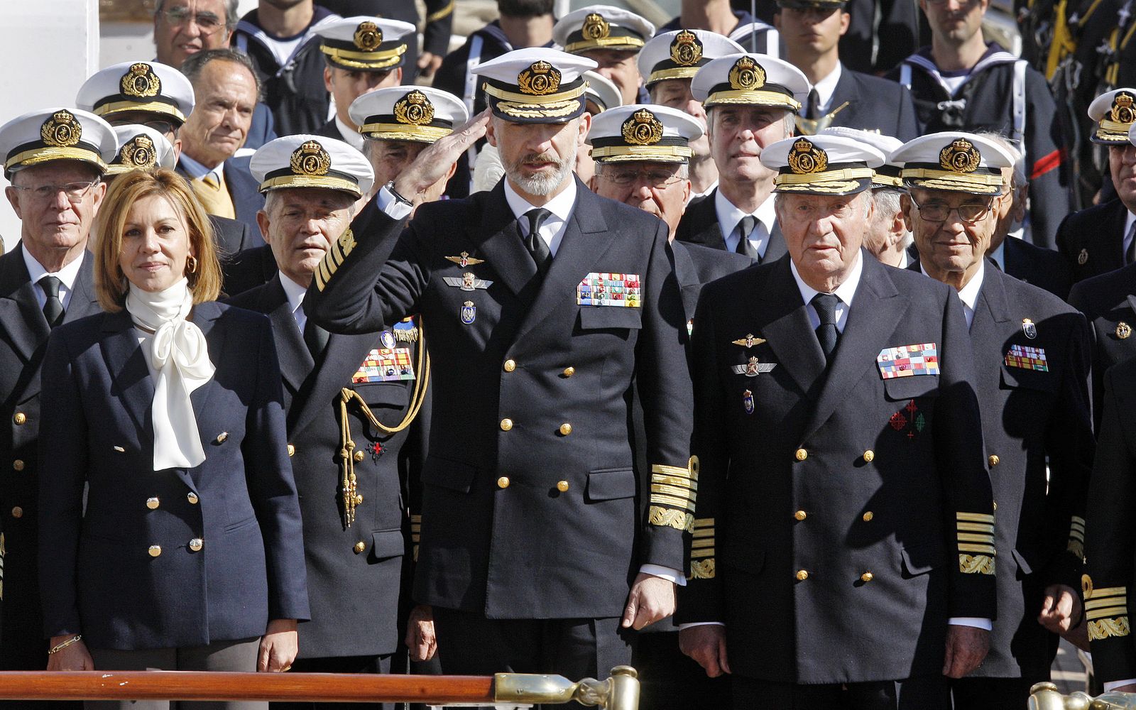 Visita de los Reyes al Juan Sebastián de Elcano