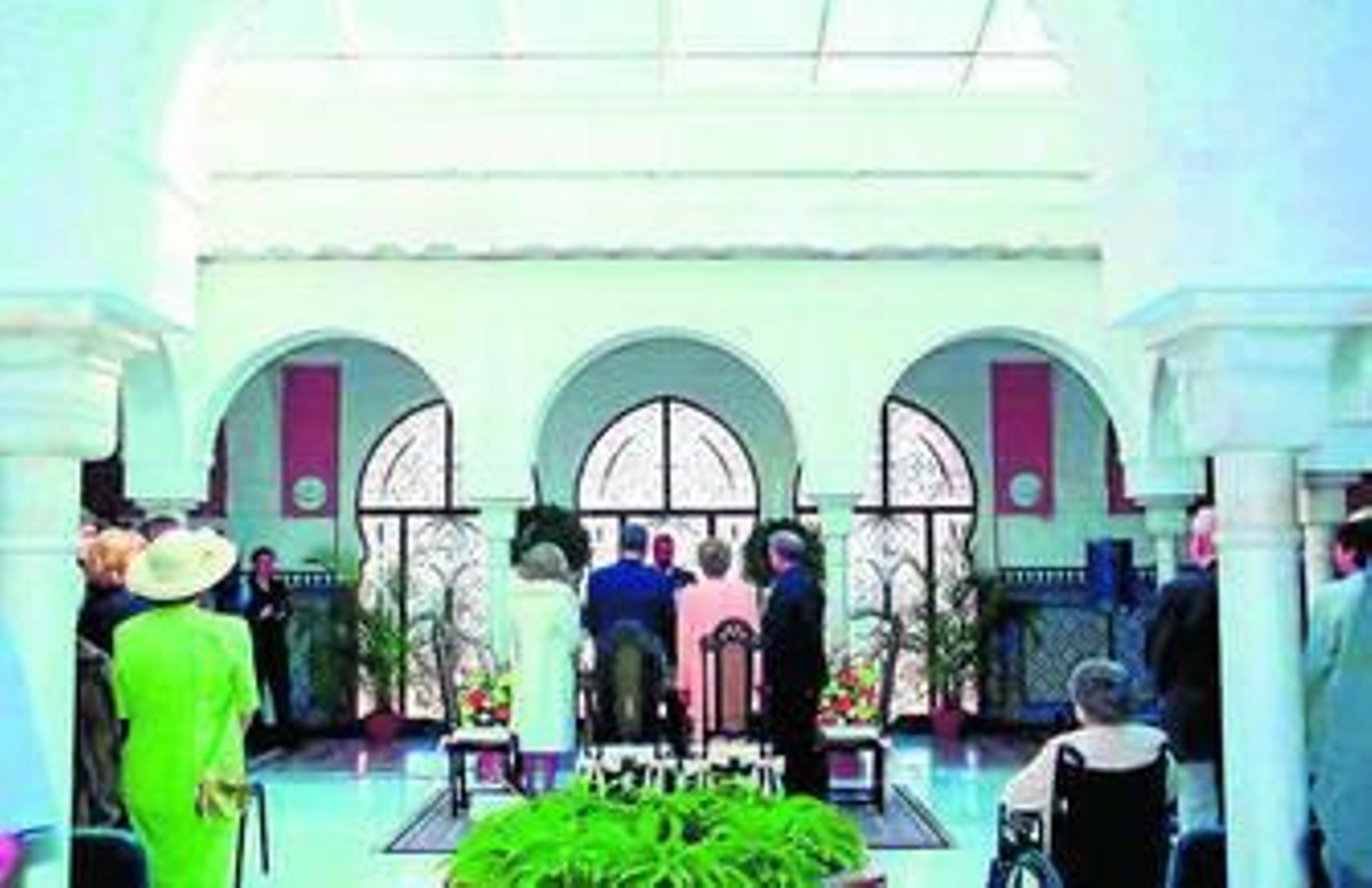 Una de las bodas que se celebran en el castillo Bil-Bil..