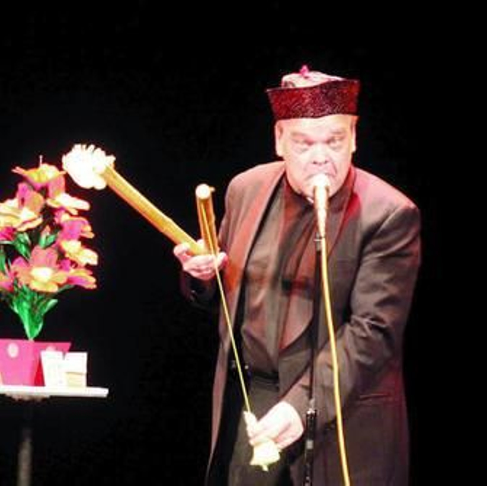 Gaetan Bloom, ayer, en un momento de su genial actuación en el Isabel la Católica.
