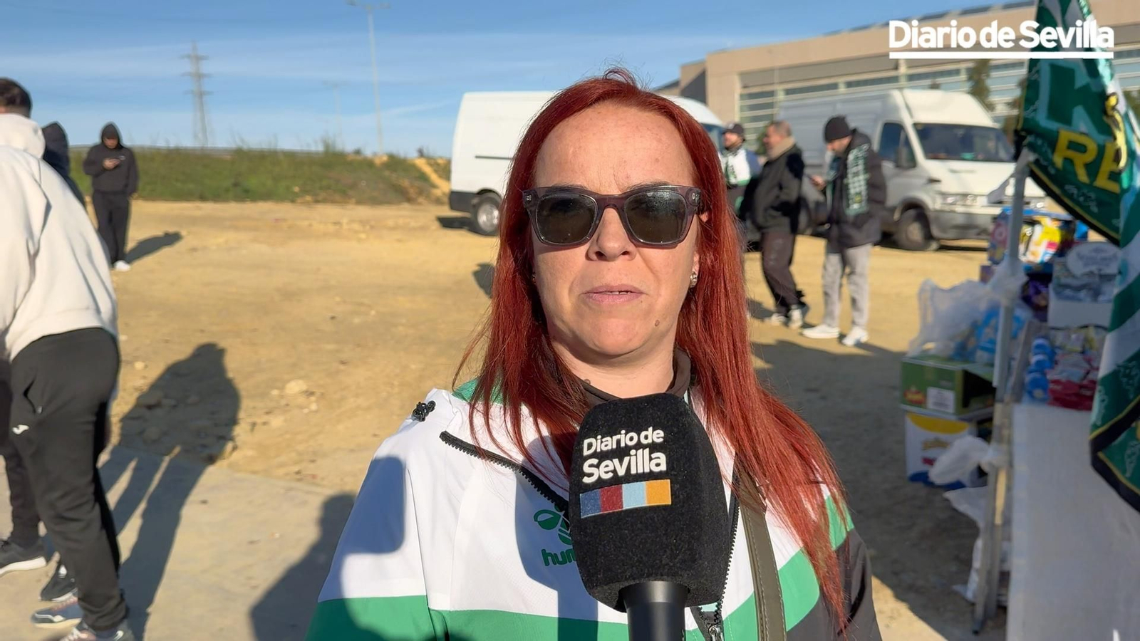 Los aficionados del Betis confiados para el derbi: "Vamos a ganar"