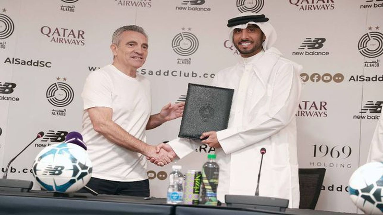 Lillo ya luce como nuevo entrenador del Al Sadd