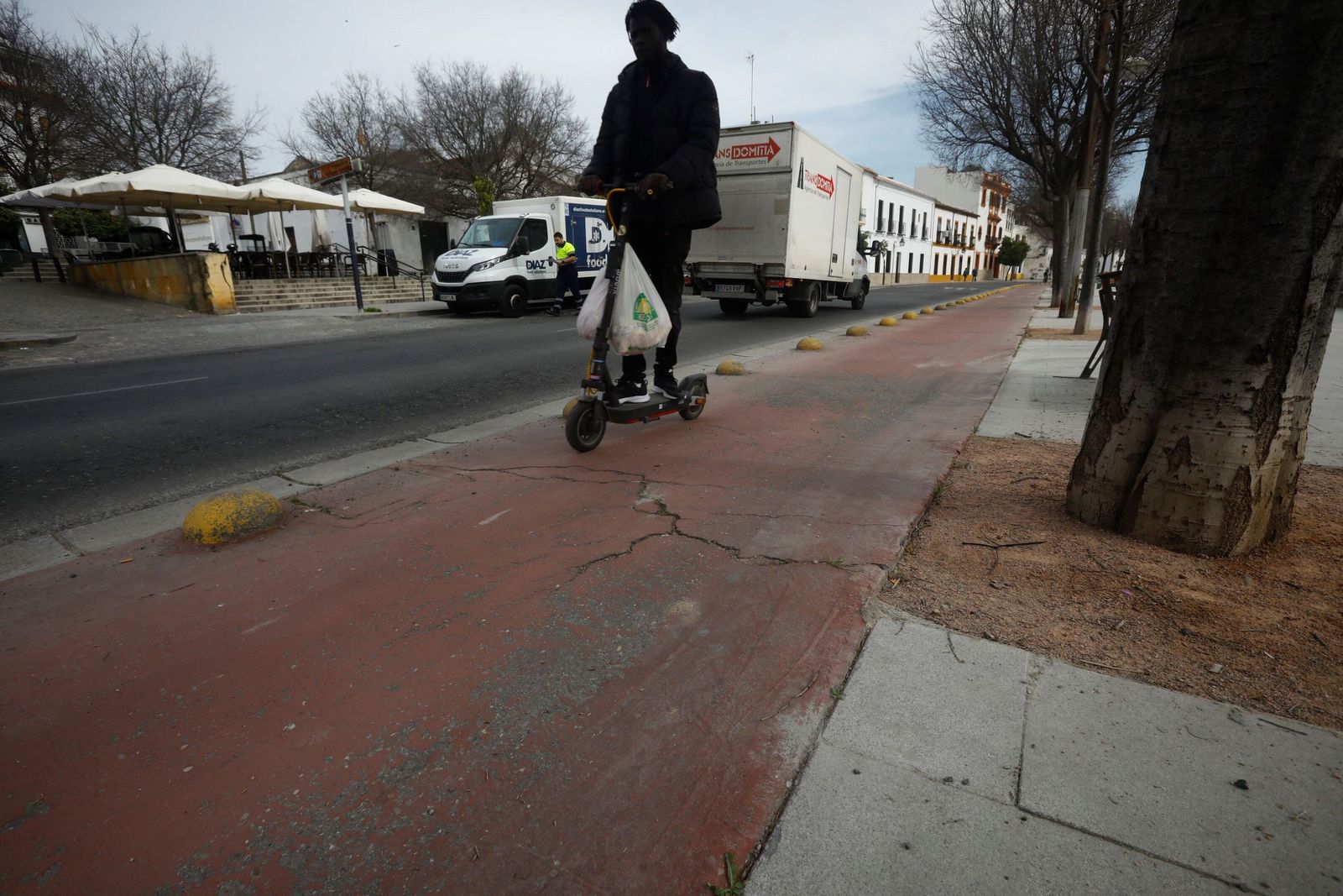 Un paseo por los puntos negros del carril bici de Córdoba