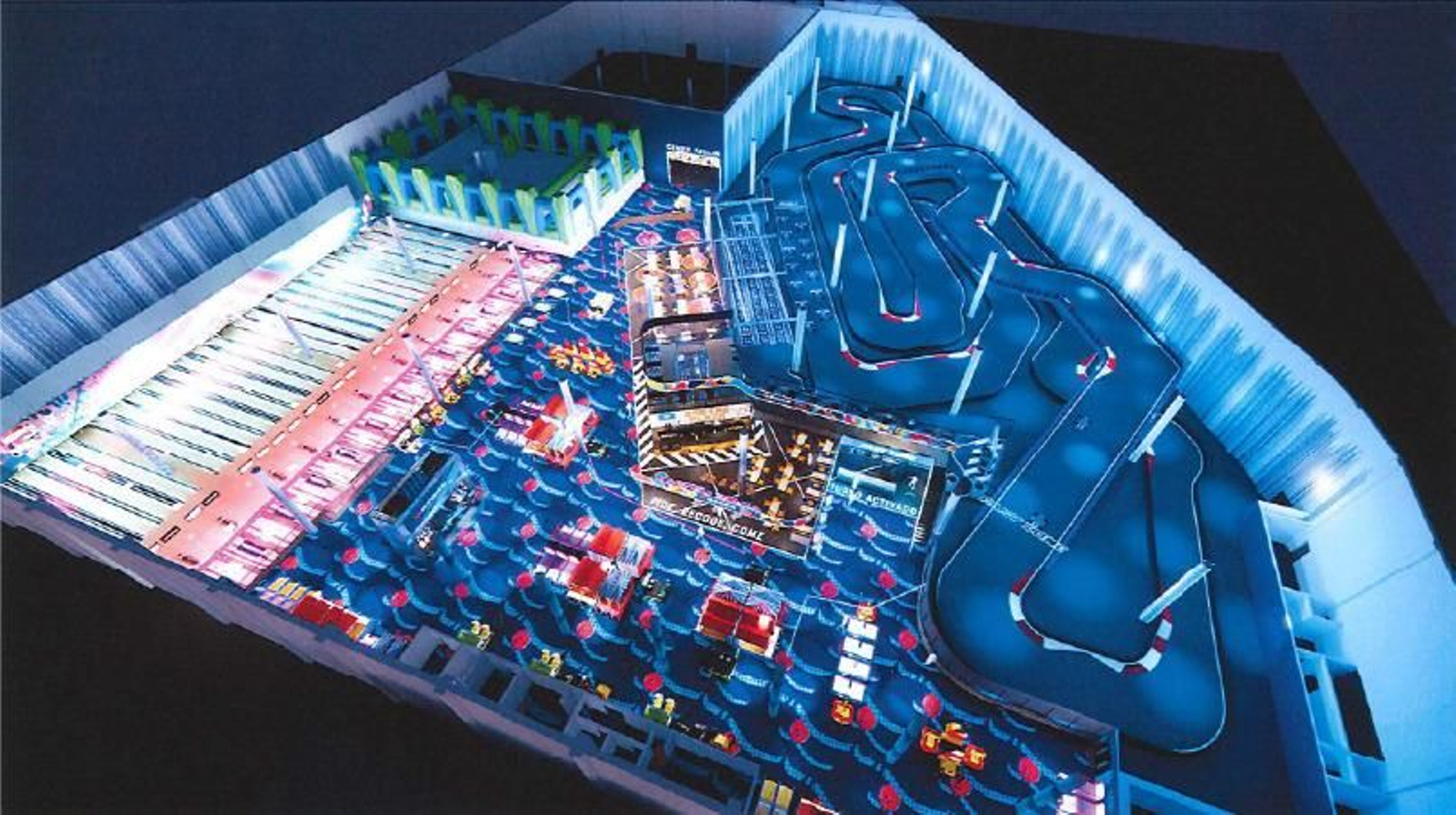 Recreación de la zona de juegos que tendrá el centro comercial