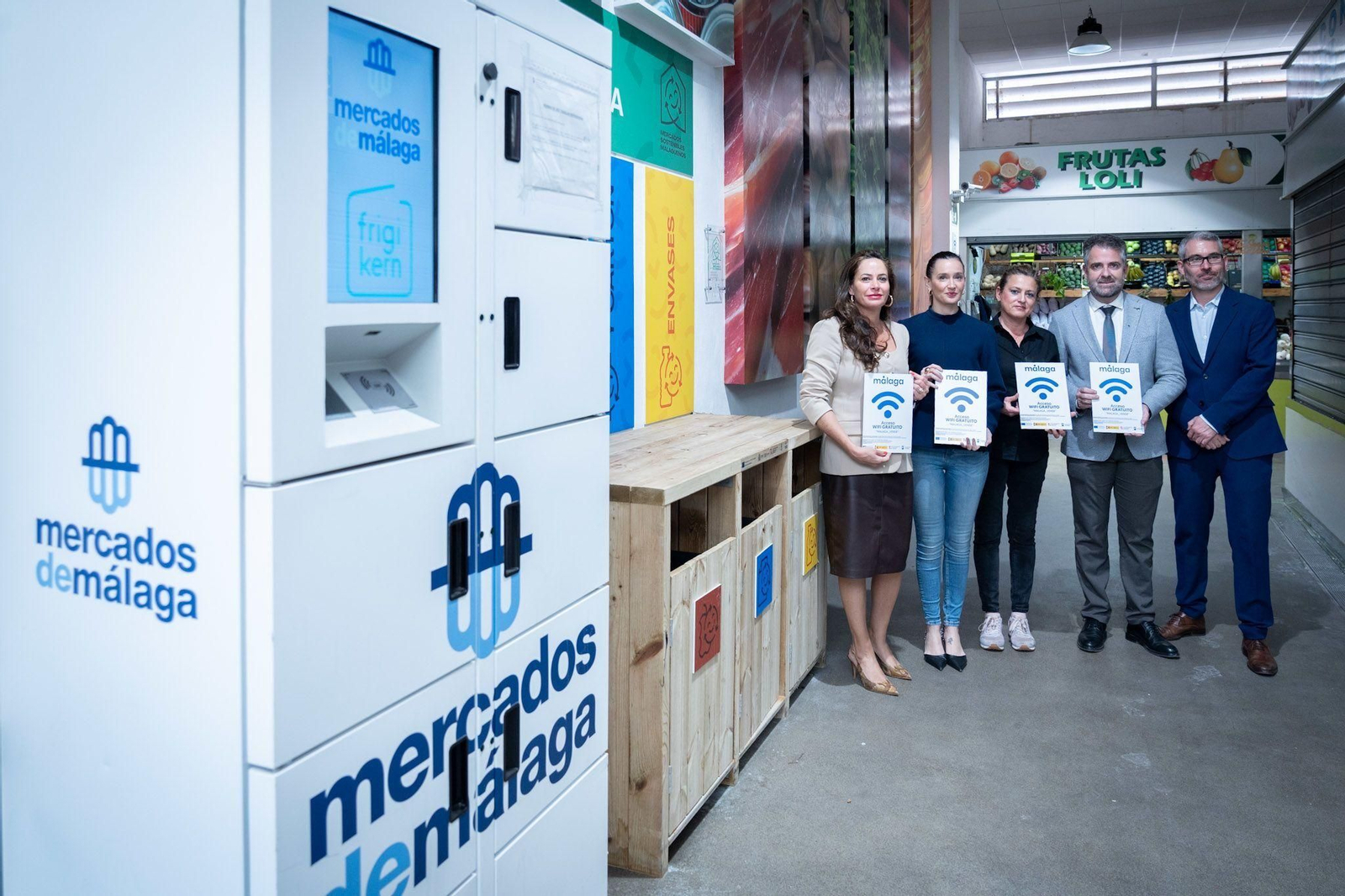 Presentación de la red wifi de libre acceso en Mercado del Carmen.