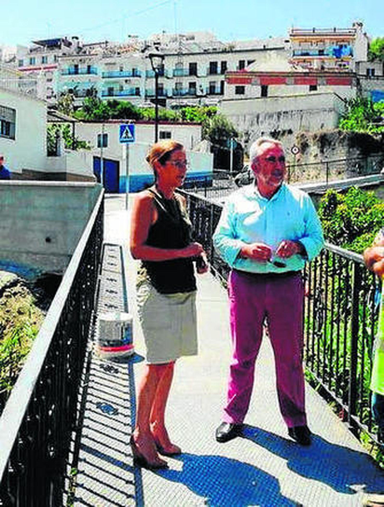 Muñoz y Tomé, ayer.