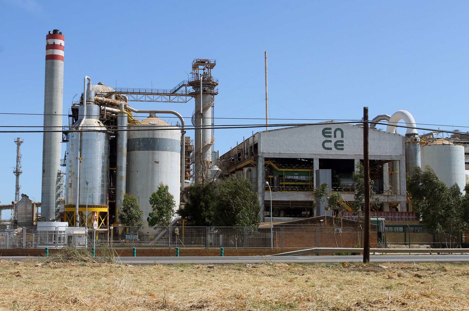 Factoría de Ence en San Juan del Puerto.