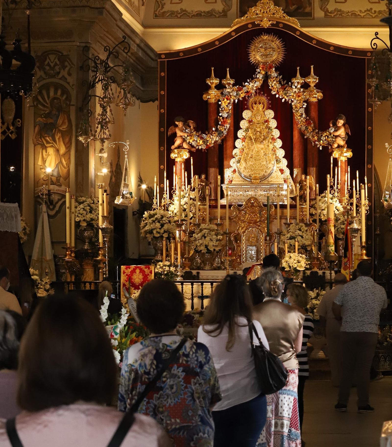 Imágenes de la Virgen del Rocío en el Lunes de Pentecostés 2020