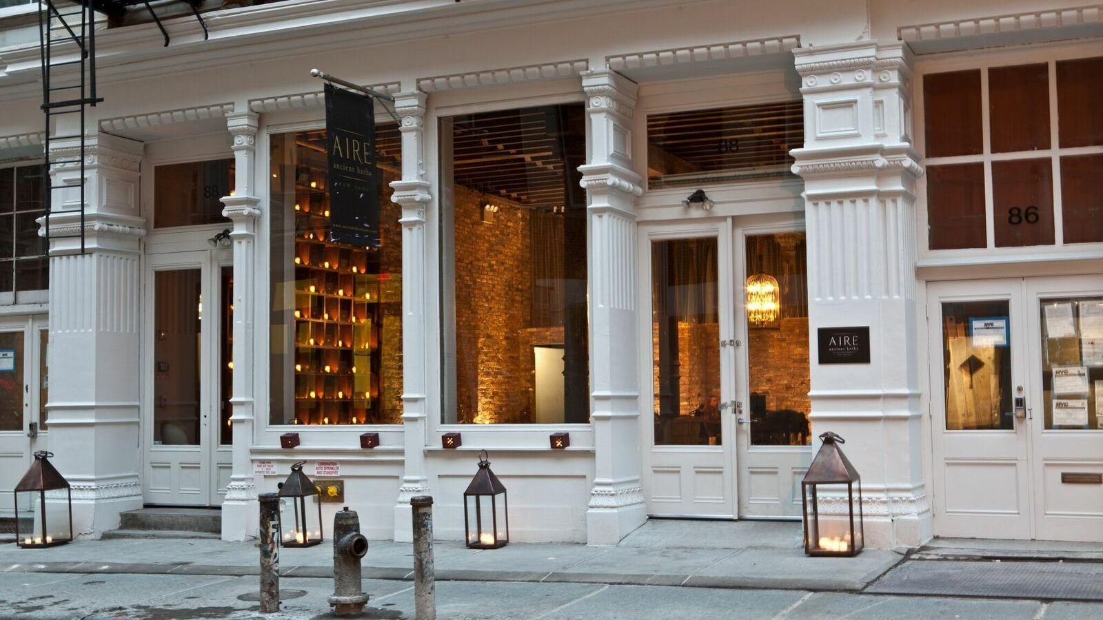 Fachada del Aire de Nueva York, en el barrio de Tribeca