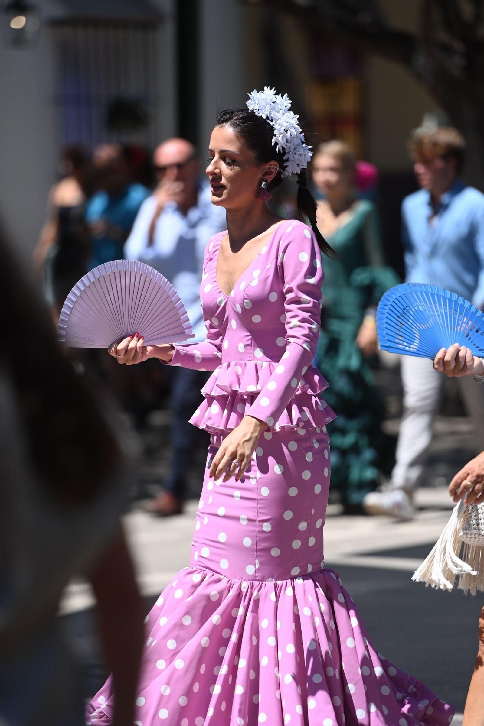 Las fotos del lunes festivo en la Feria en Málaga