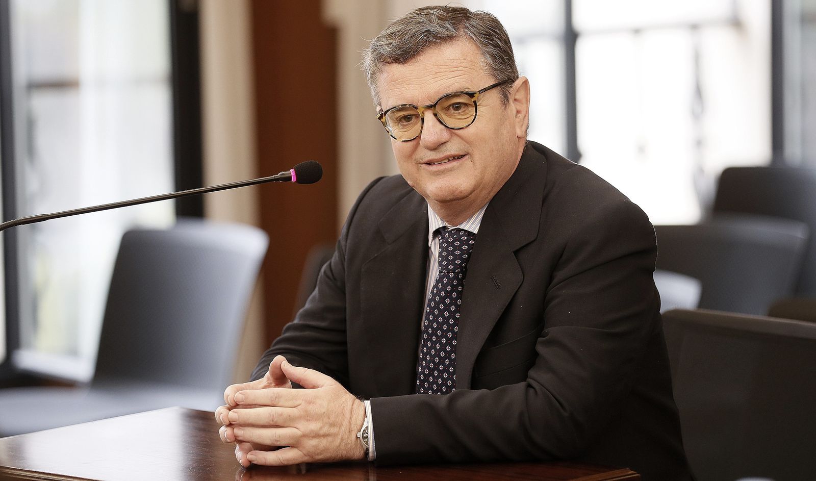 Oyonarte, durante su declaración.