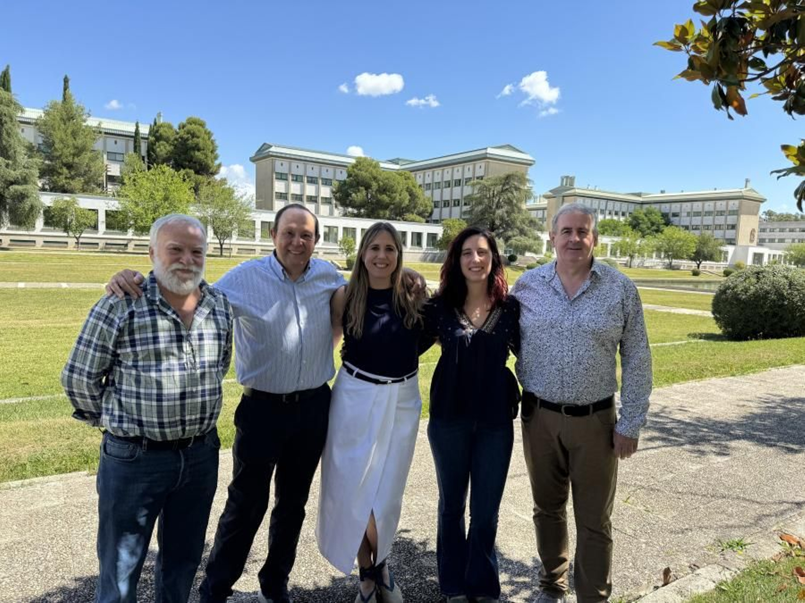 El equipo de la Universidad de Córdoba que ha liderado la investigación.