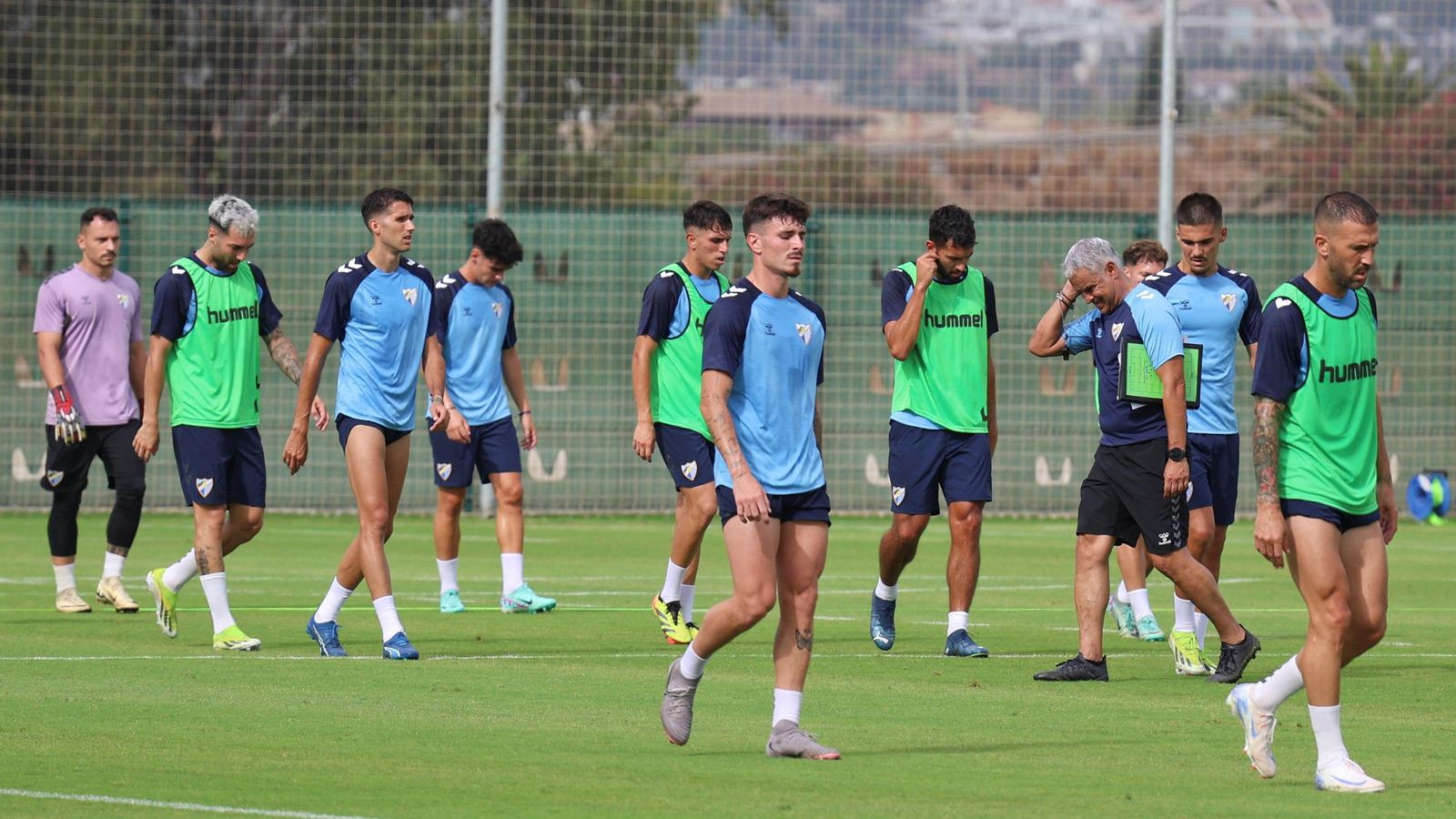 El Málaga CF prueba la Ciudad Deportiva de Arraijanal