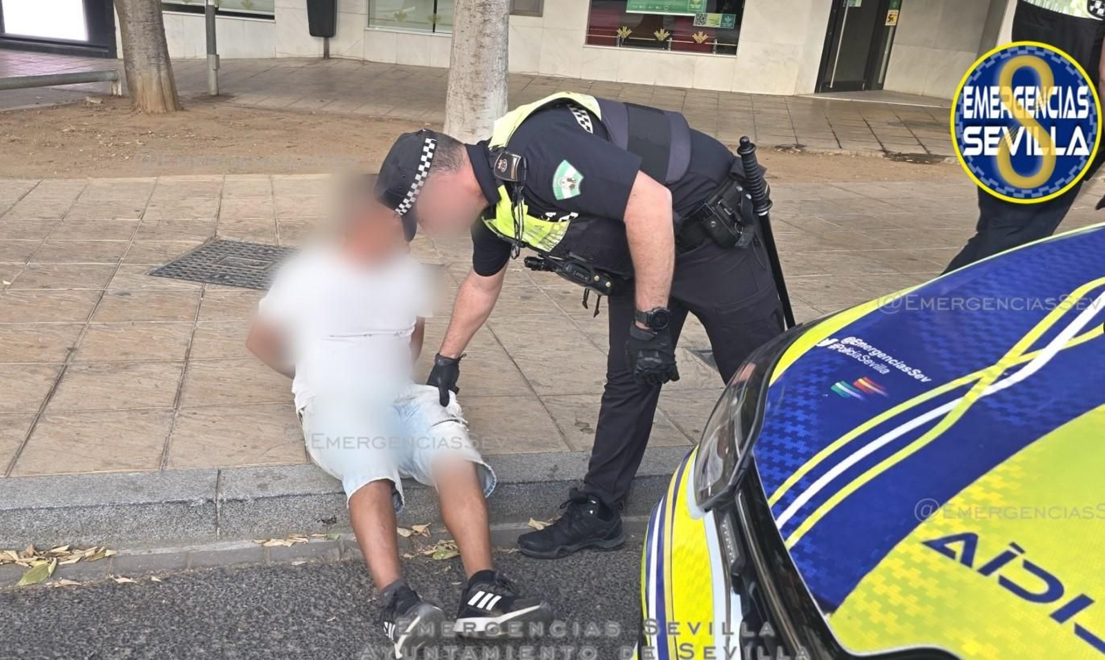 Detenido un hombre armado con un cuchillo de 36 centímetros durante la Romería de Valme