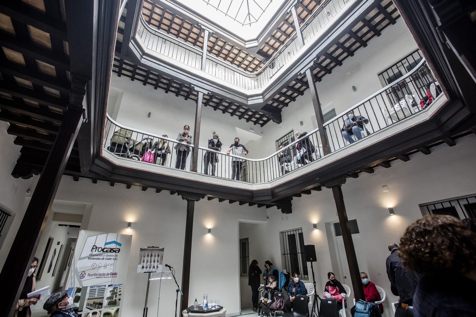 La Casa de los Tres Patios en Botica, 29 este lunes antes de la entrega de las llaves.